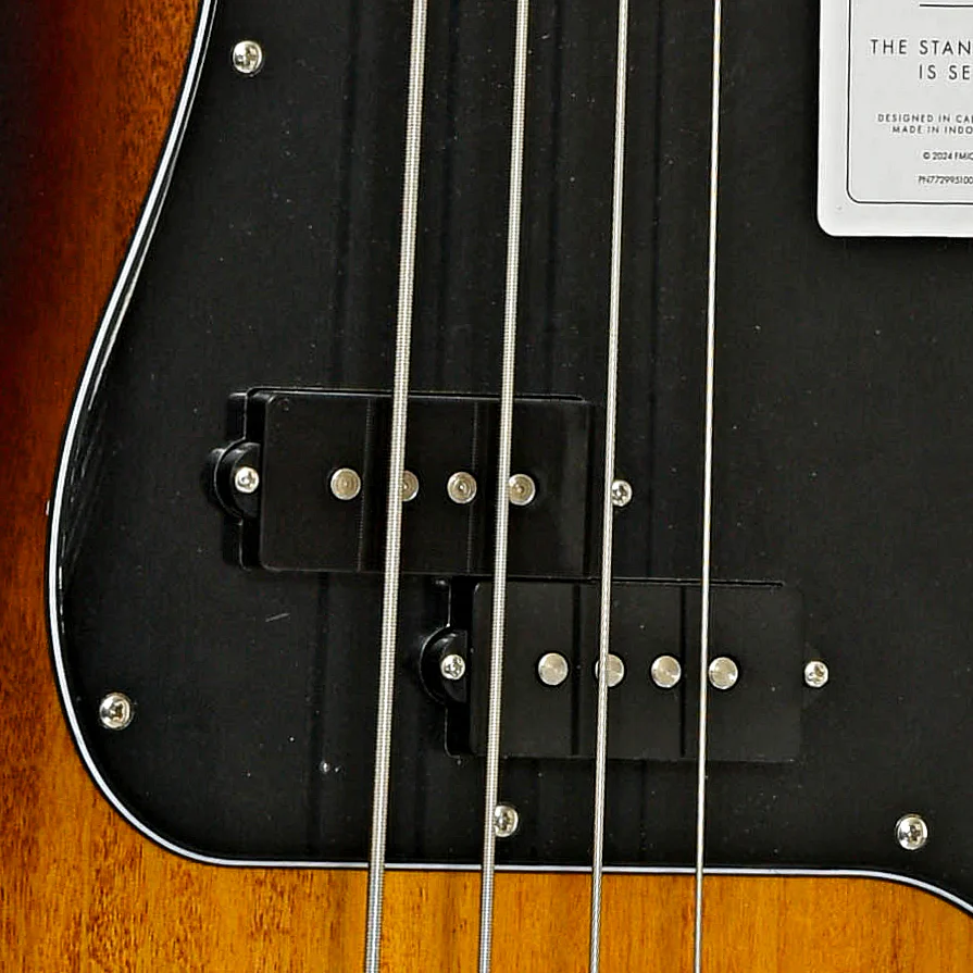 Fender Standard Precision Electric Bass Guitar, 3-Color Sunburst - Image 6