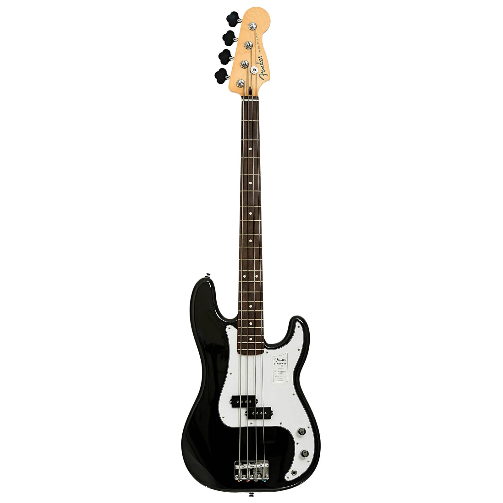 Fender Standard Precision Electric Bass Guitar, Black - Image 13