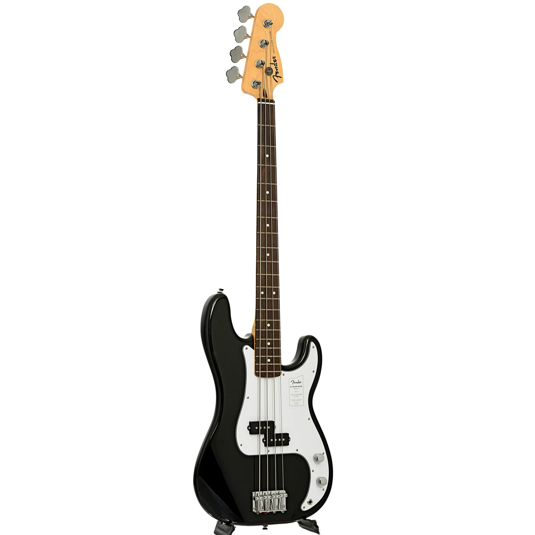 Fender Standard Precision Electric Bass Guitar, Black - Image 3