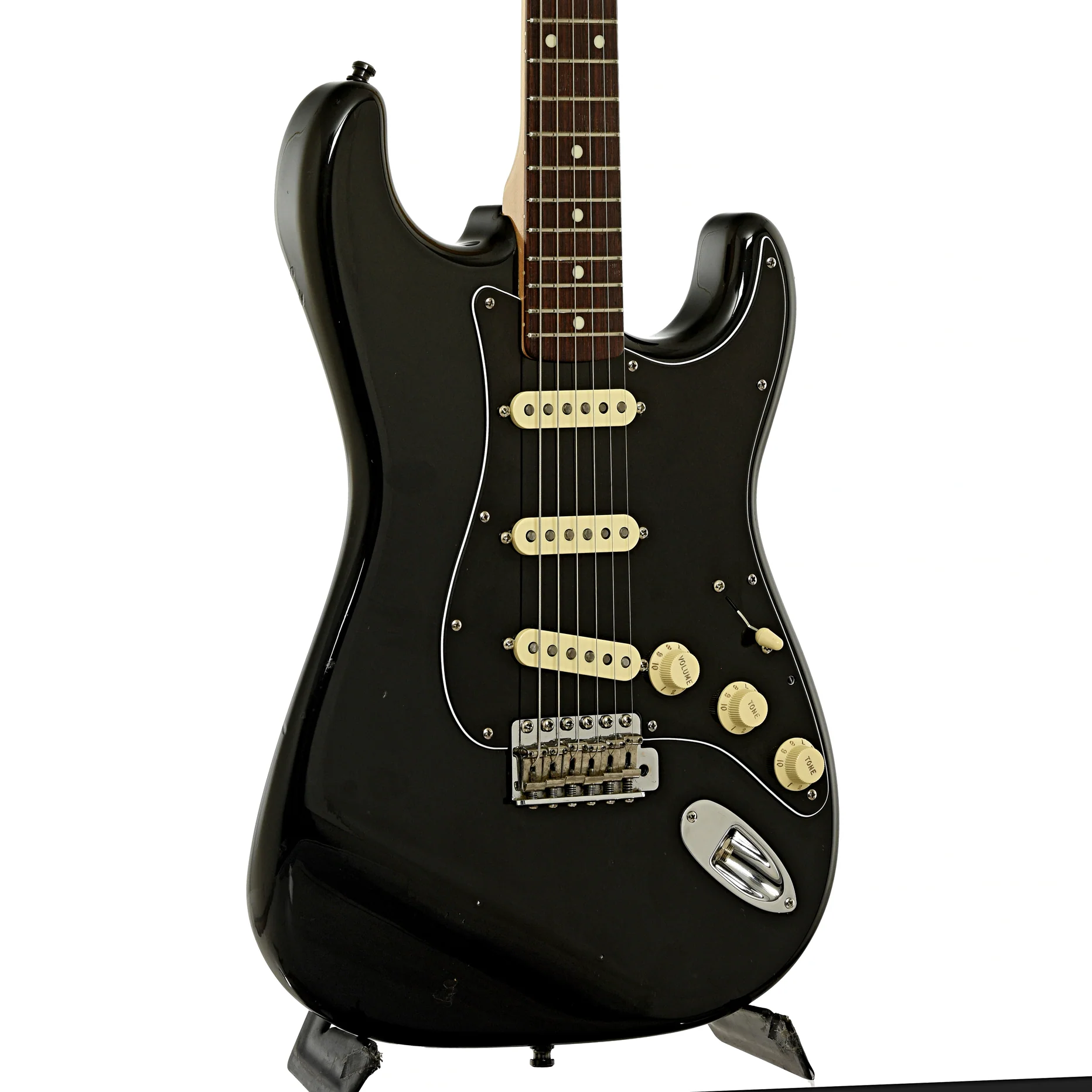 Fender Standard Stratocaster Electric Guitar (1988) - Image 4
