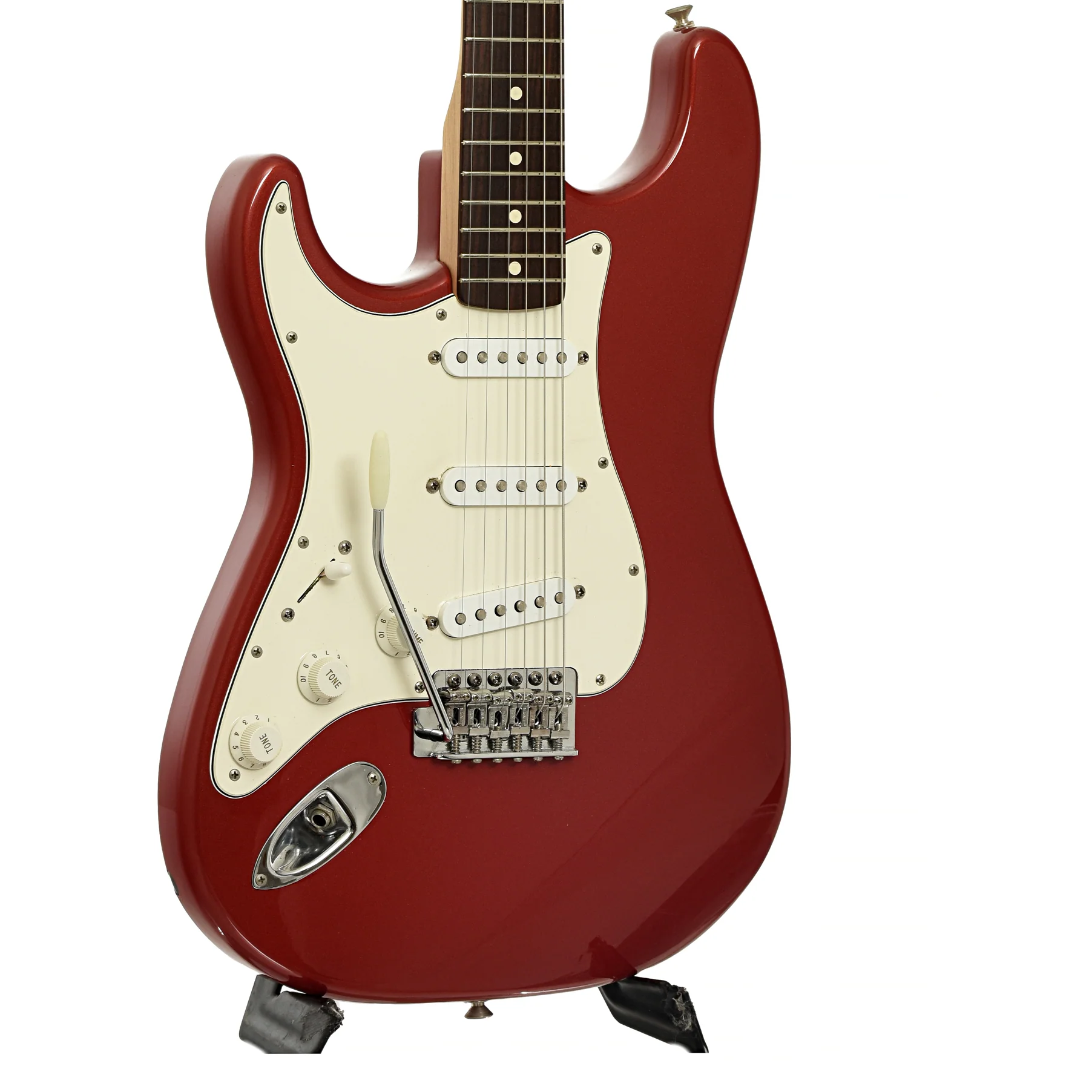 Fender Standard Stratocaster LH Electric Guitar (1991) - Image 4