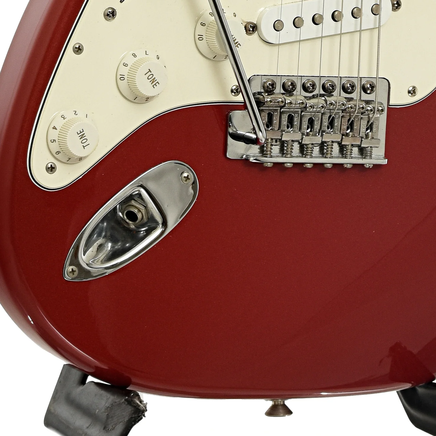Fender Standard Stratocaster LH Electric Guitar (1991) - Image 5