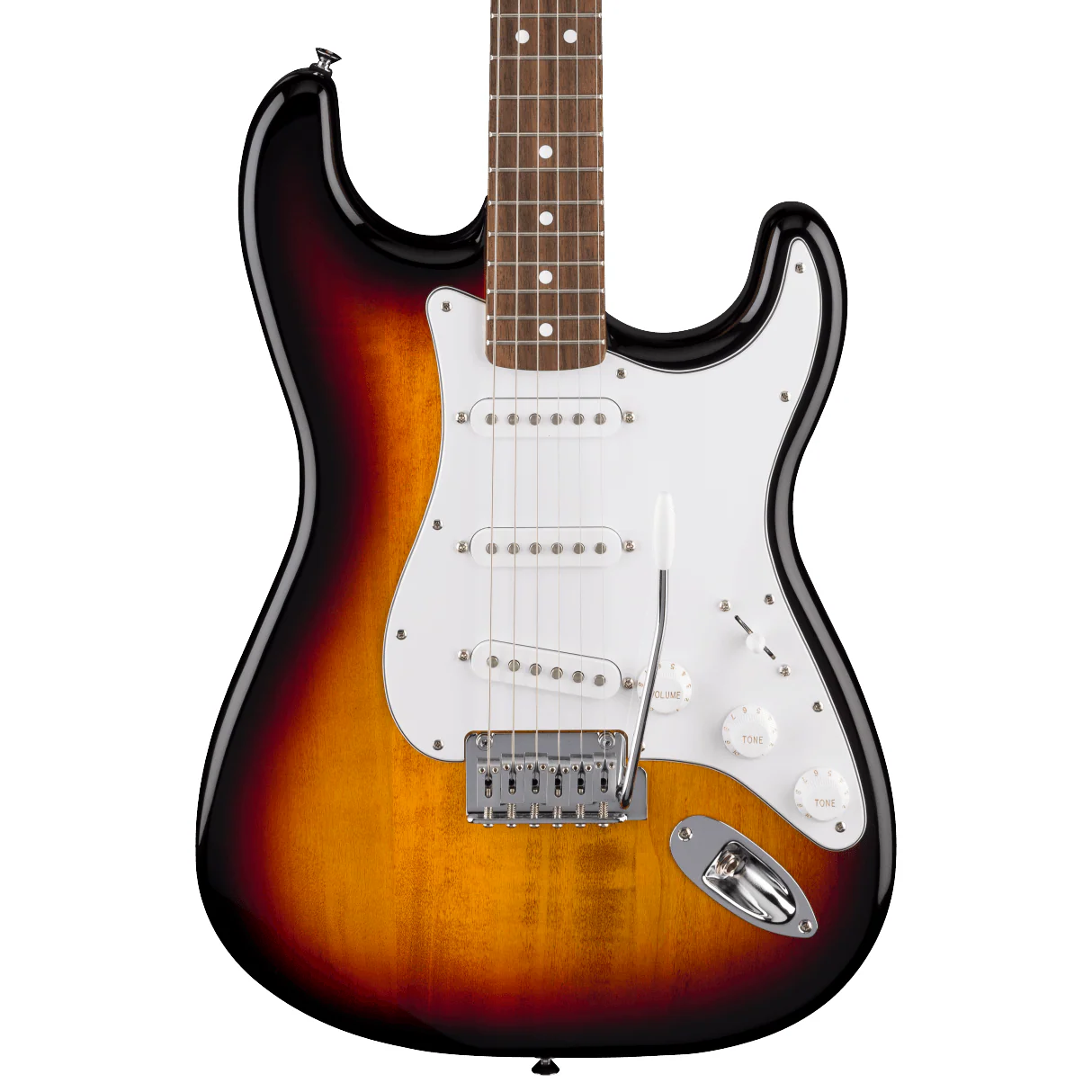 Fender Standard Stratocaster Electric Guitar, 3-Color Sunburst - Image 2