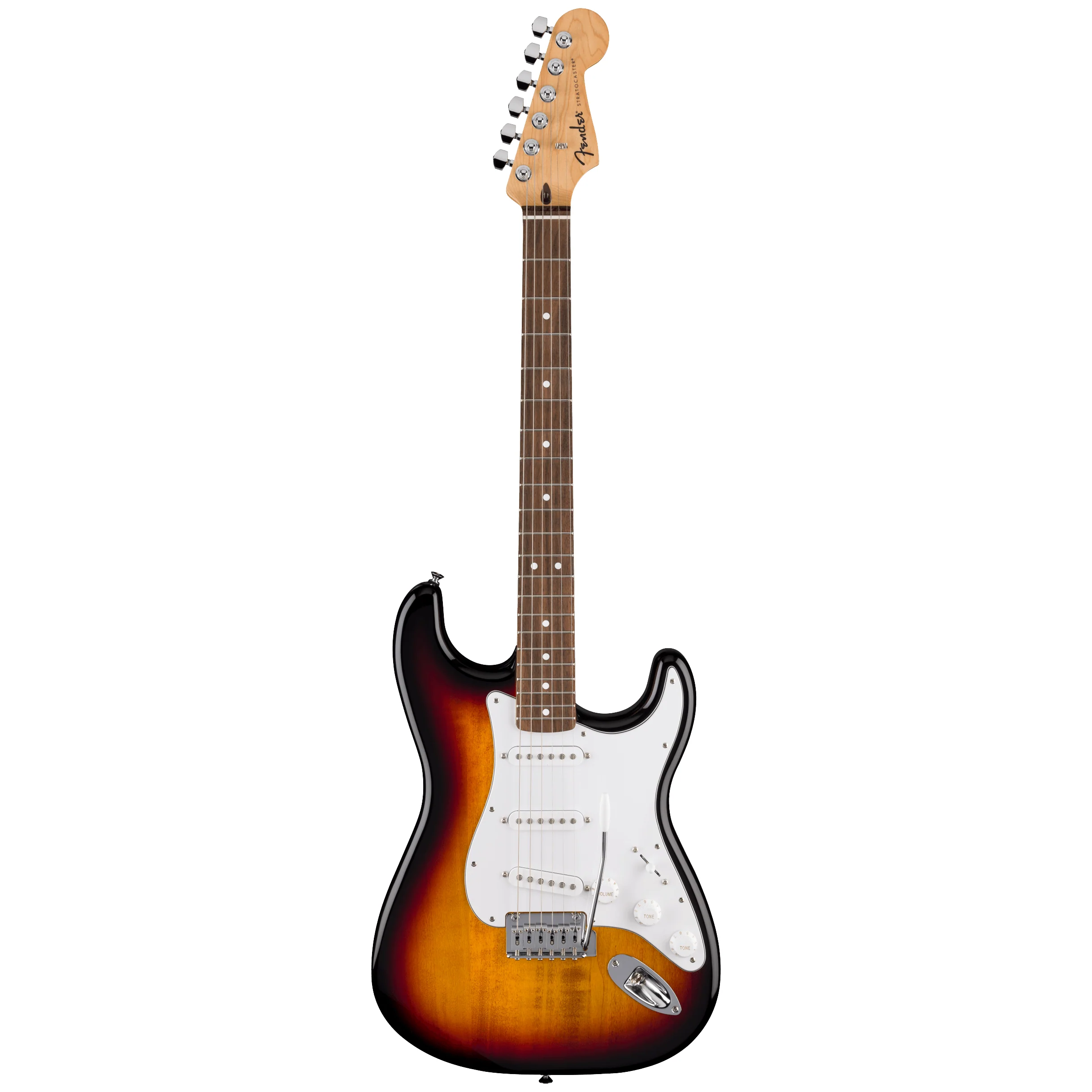 Fender Standard Stratocaster Electric Guitar, 3-Color Sunburst - Image 3