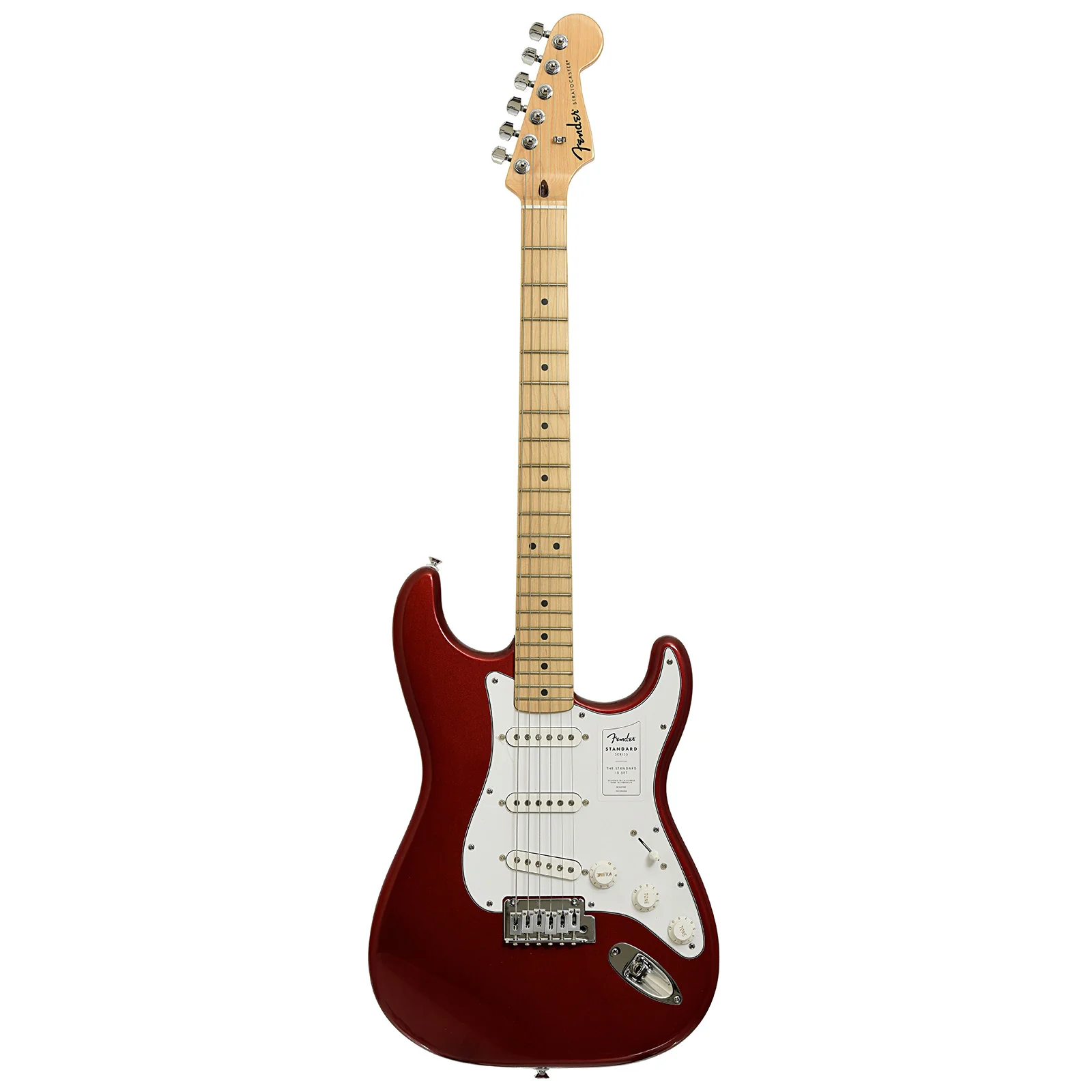 Fender Standard Stratocaster Electric Guitar, Candy Cola - Image 13