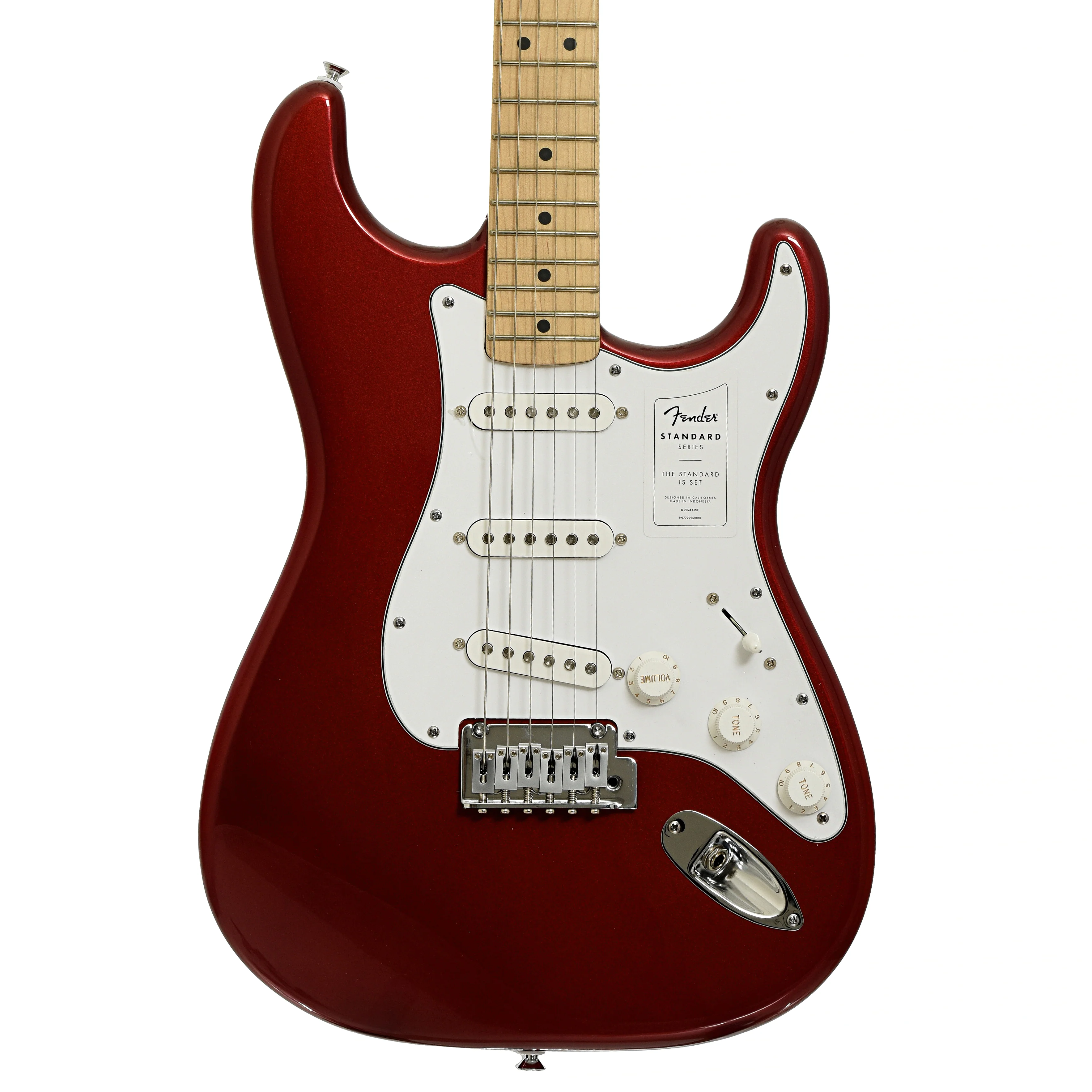 Fender Standard Stratocaster Electric Guitar, Candy Cola - Image 2
