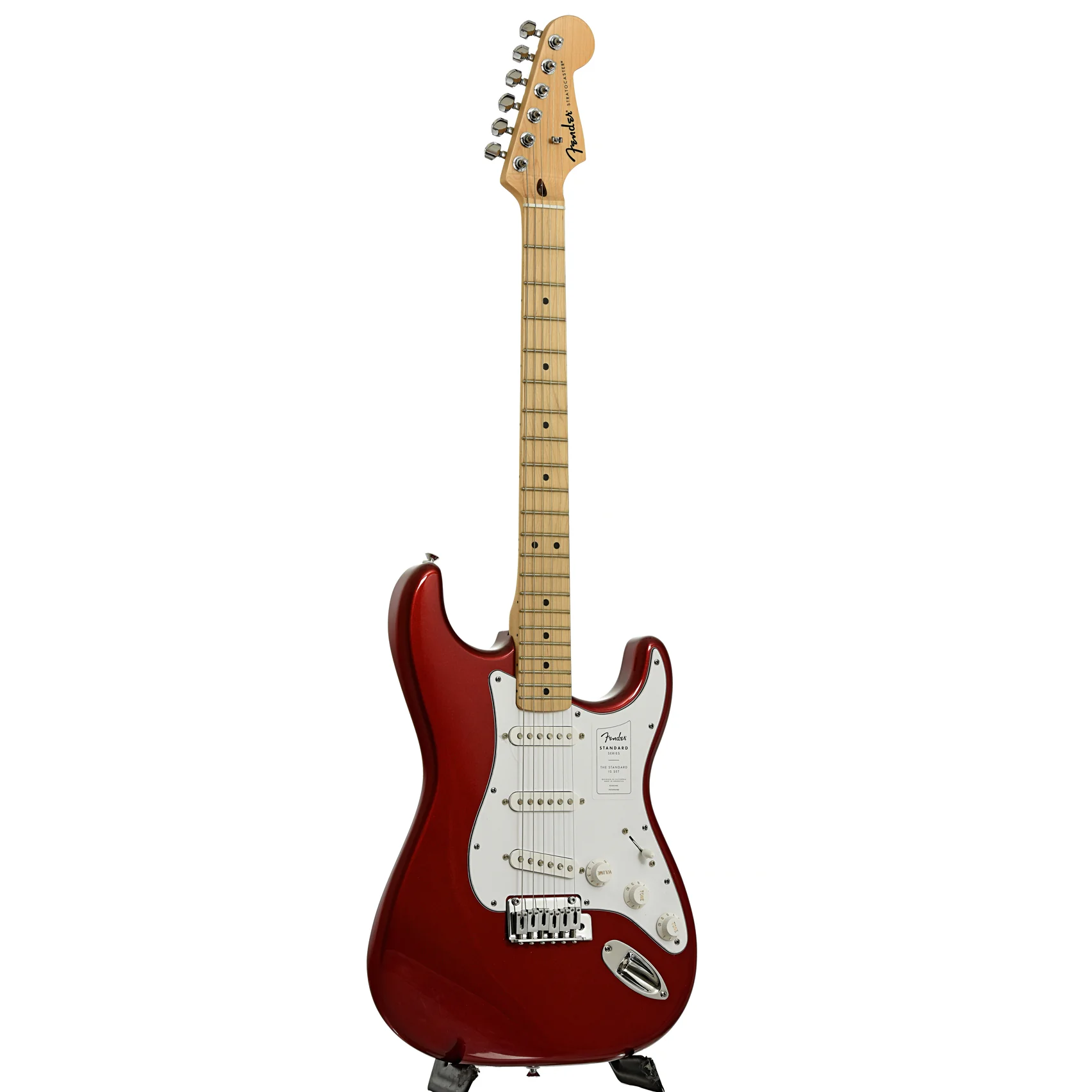 Fender Standard Stratocaster Electric Guitar, Candy Cola - Image 3