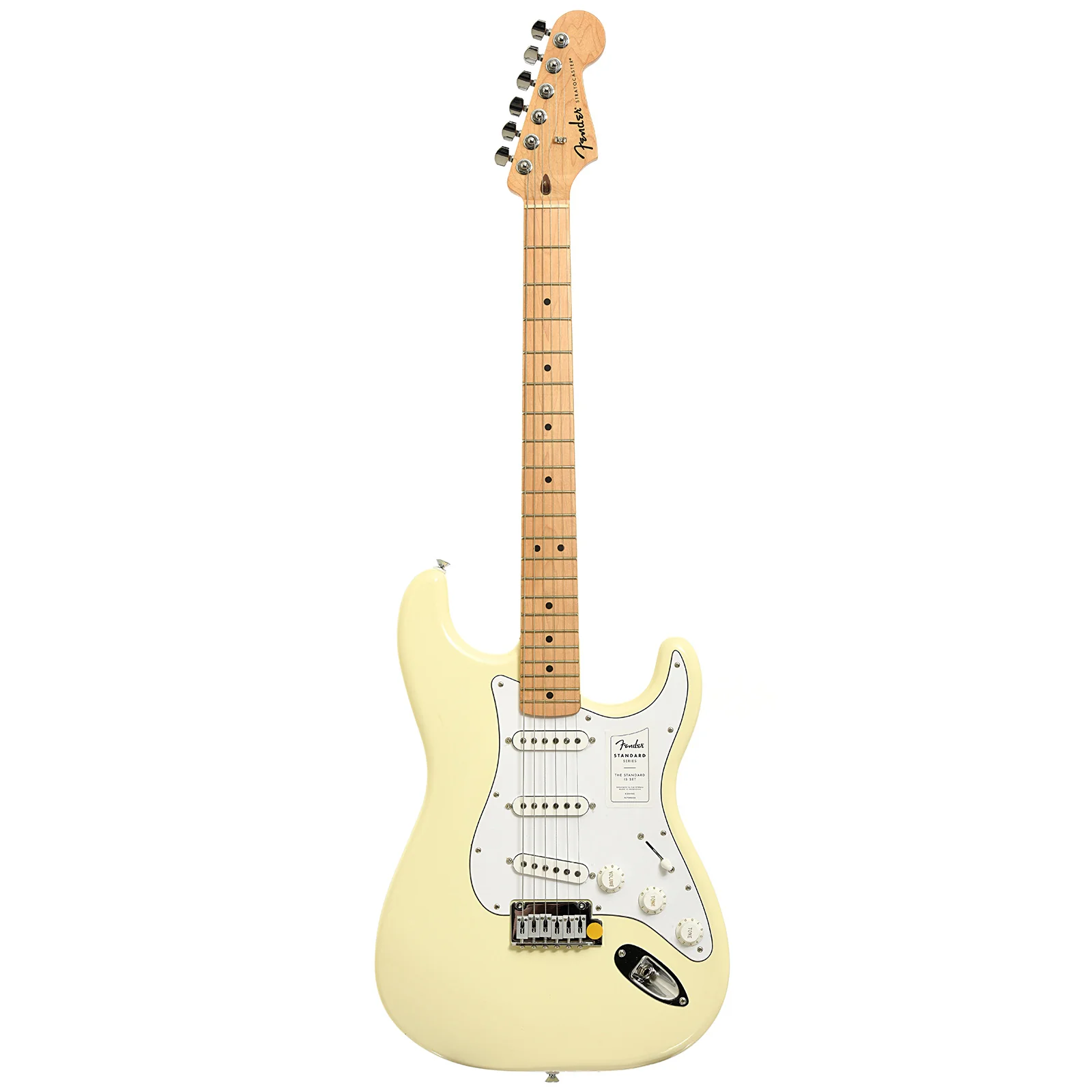 Fender Standard Stratocaster Electric Guitar, Olympic White - Image 13