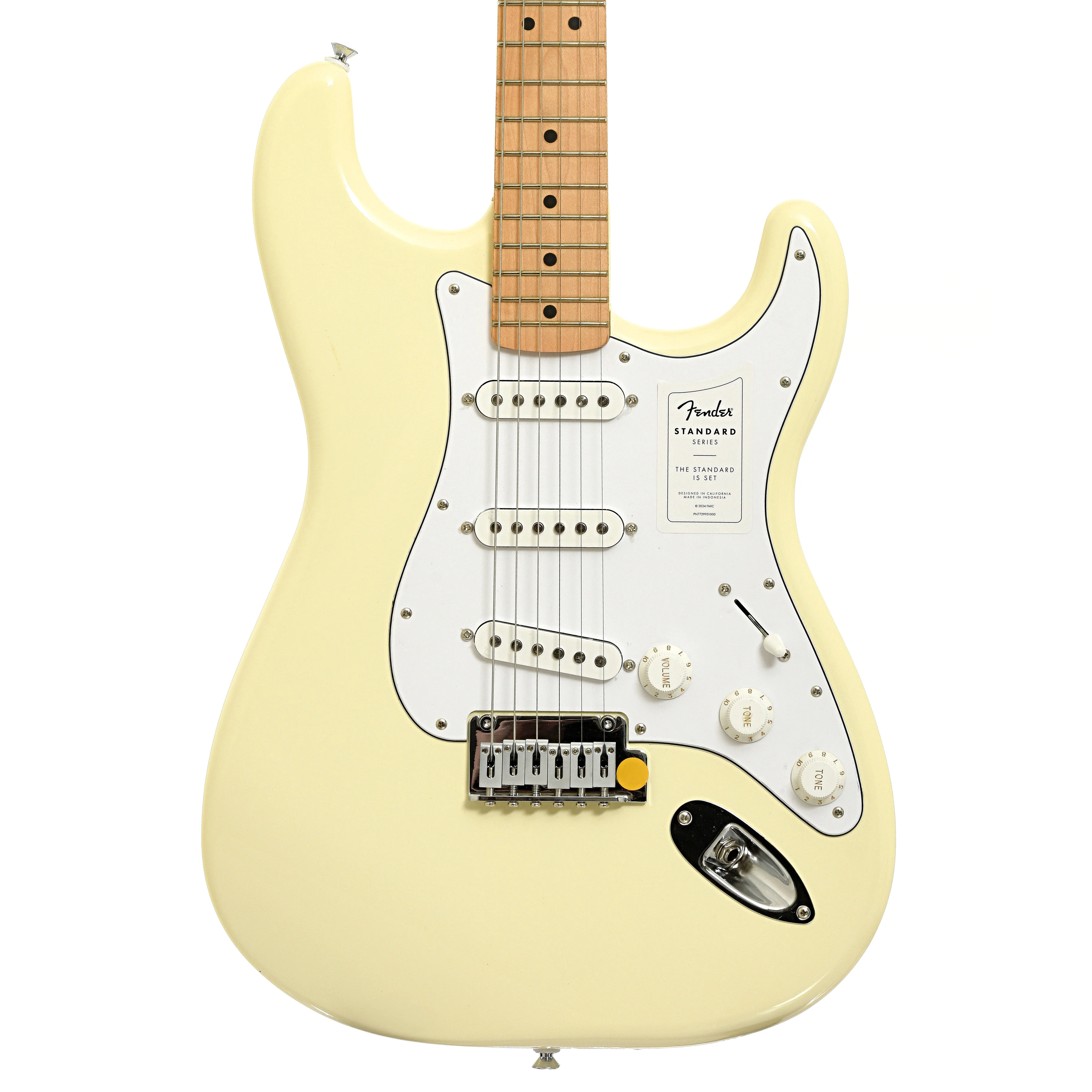 Fender Standard Stratocaster Electric Guitar, Olympic White - Image 2