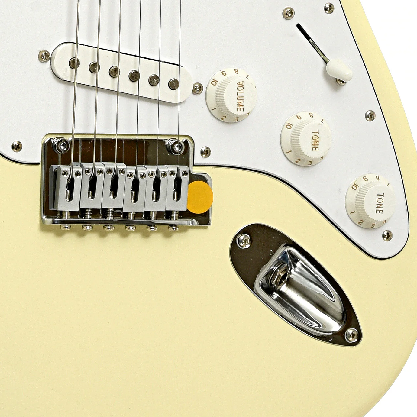 Fender Standard Stratocaster Electric Guitar, Olympic White - Image 5