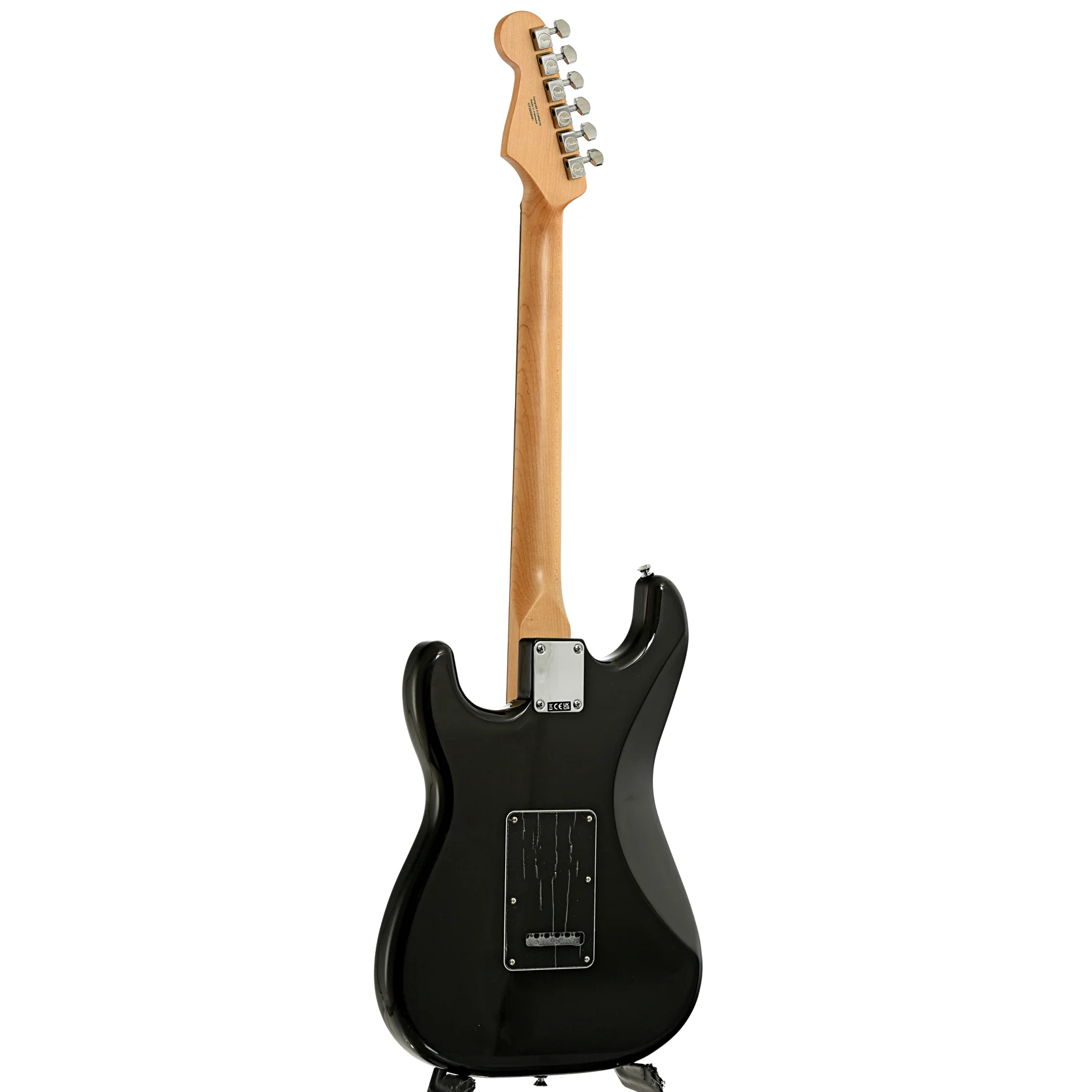 Fender Standard Stratocaster HSS Electric Guitar, Black - Image 12