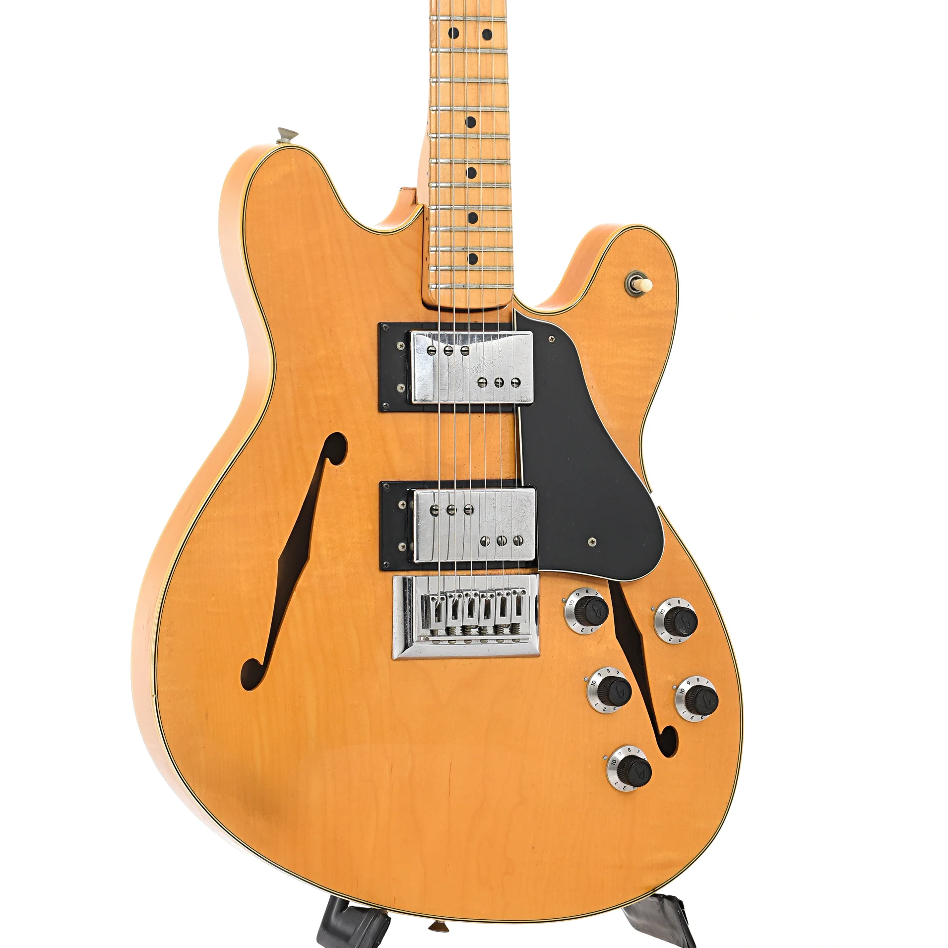Fender Starcaster Semi-Hollowbody Electric Guitar (1975) - Image 4