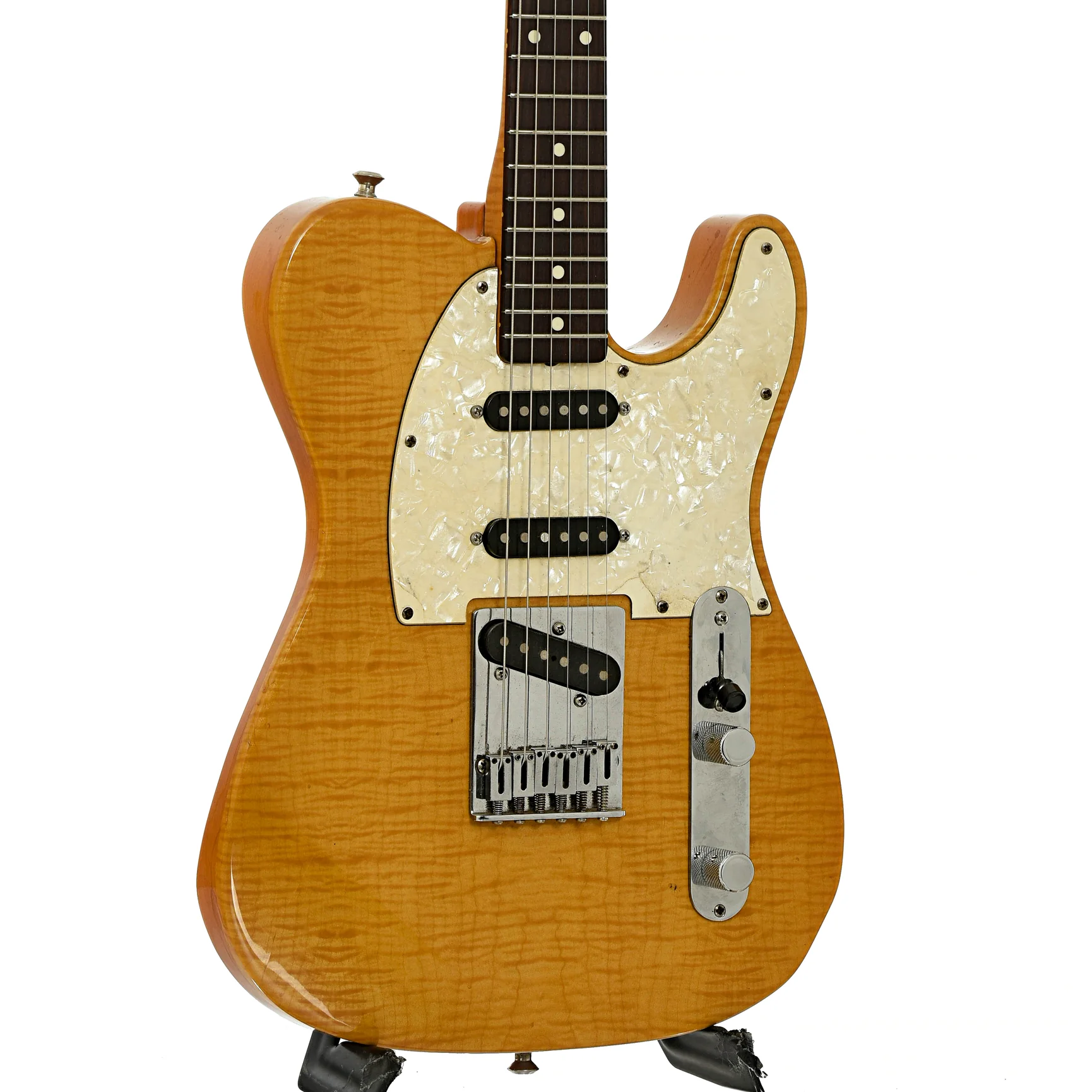 Fender Telecaster Deluxe Fotoflame Electric Guitar (c.1995) - Image 4