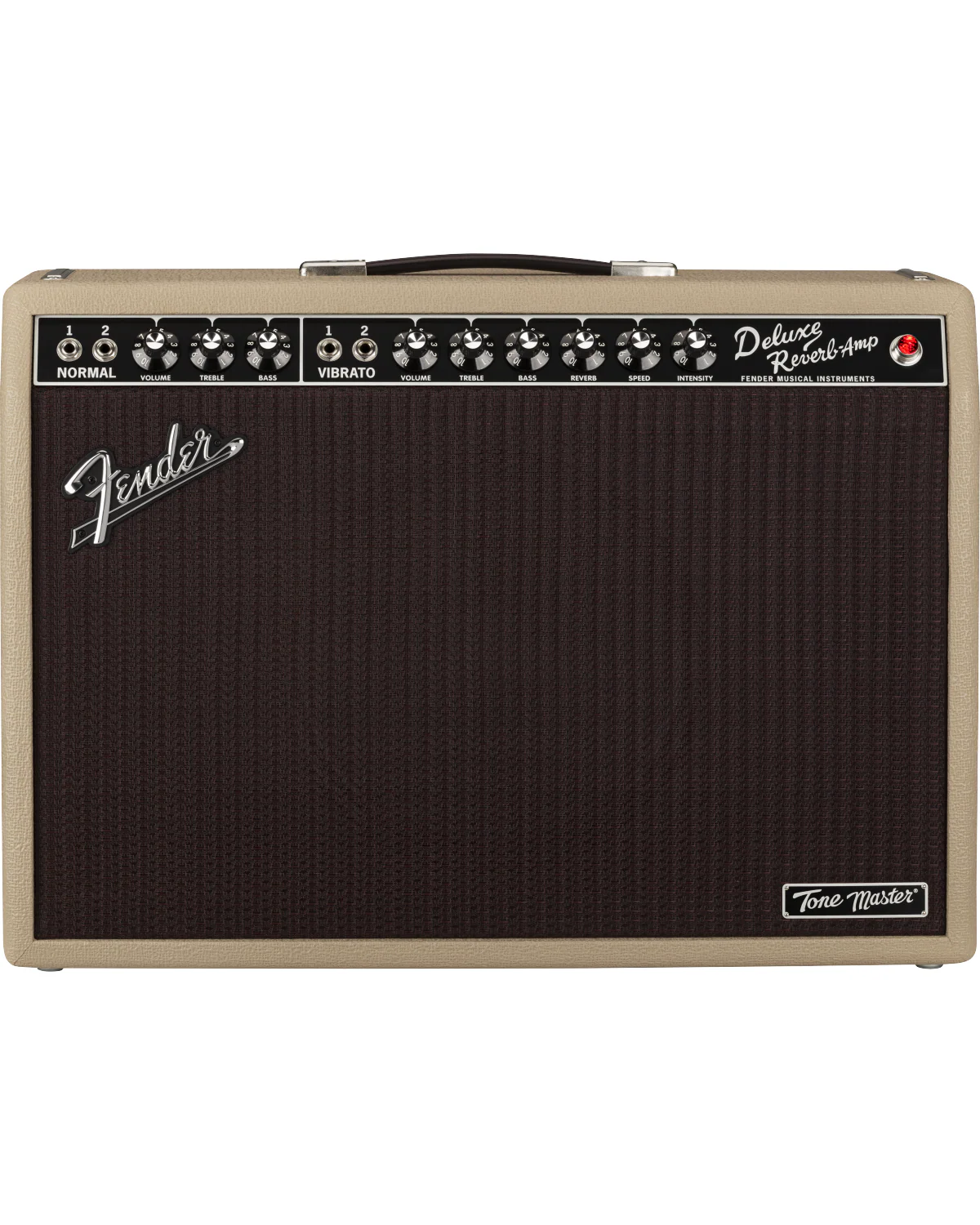 Fender Tone Master Deluxe Reverb Guitar Amplifier, Blonde - Image 2