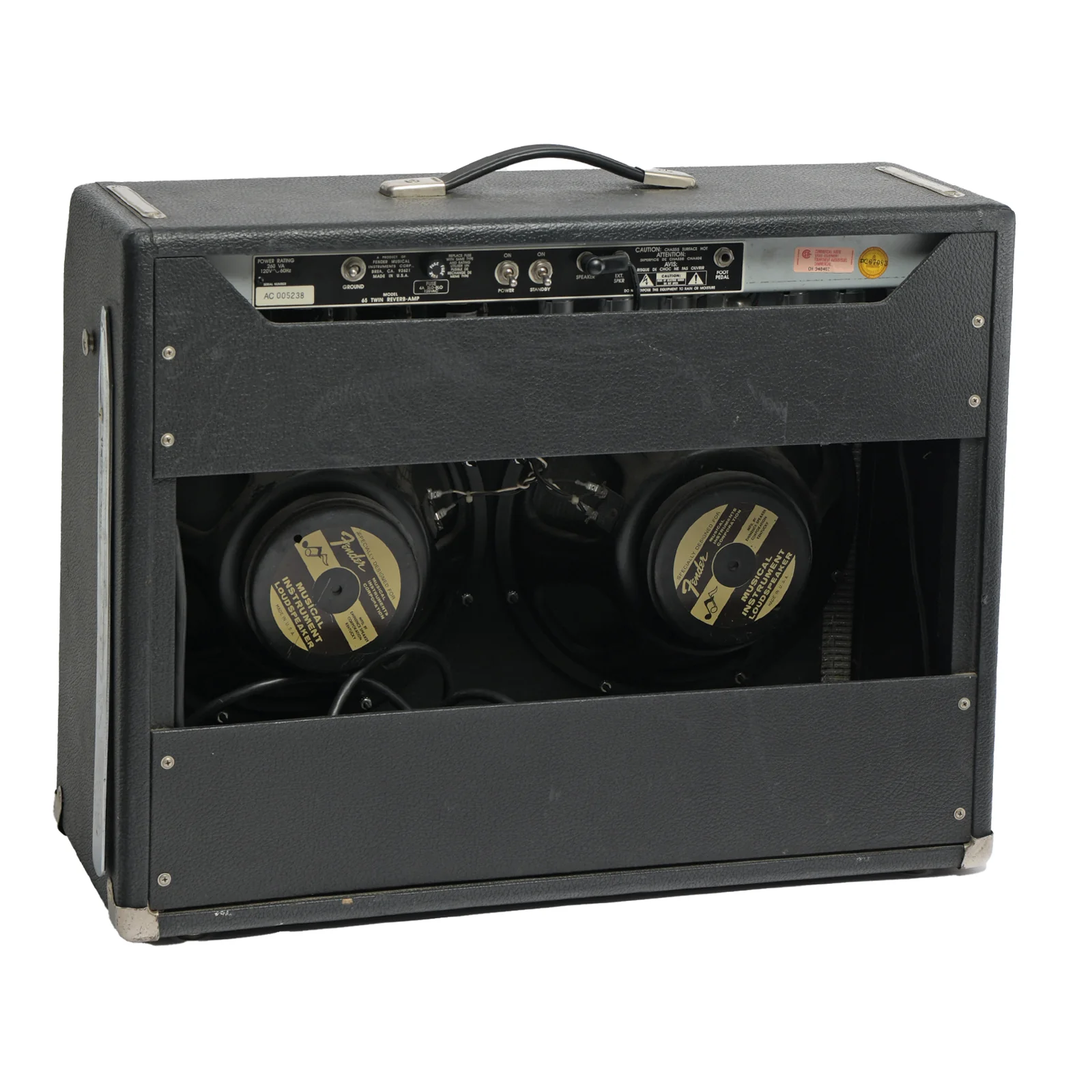 Fender Twin Reverb Reissue Amplifier (1993) - Image 4