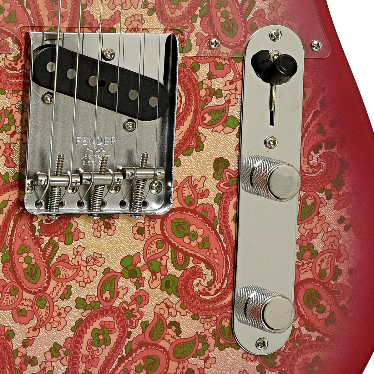 Fender Vintage Custom '68 Paisley Telecaster NOS Electric Guitar (2025) - Image 5