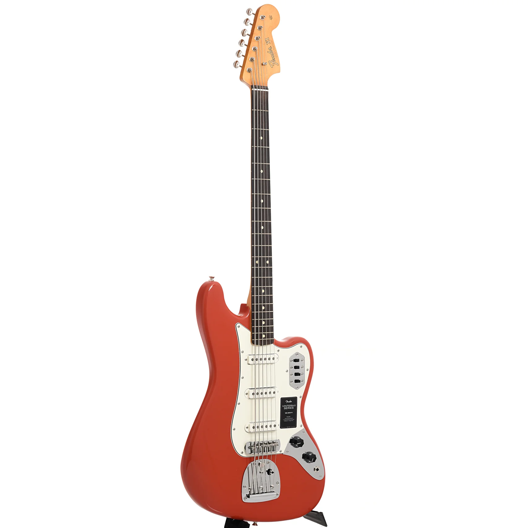 Fender Vintera II '60s Bass VI, Fiesta Red - Image 3
