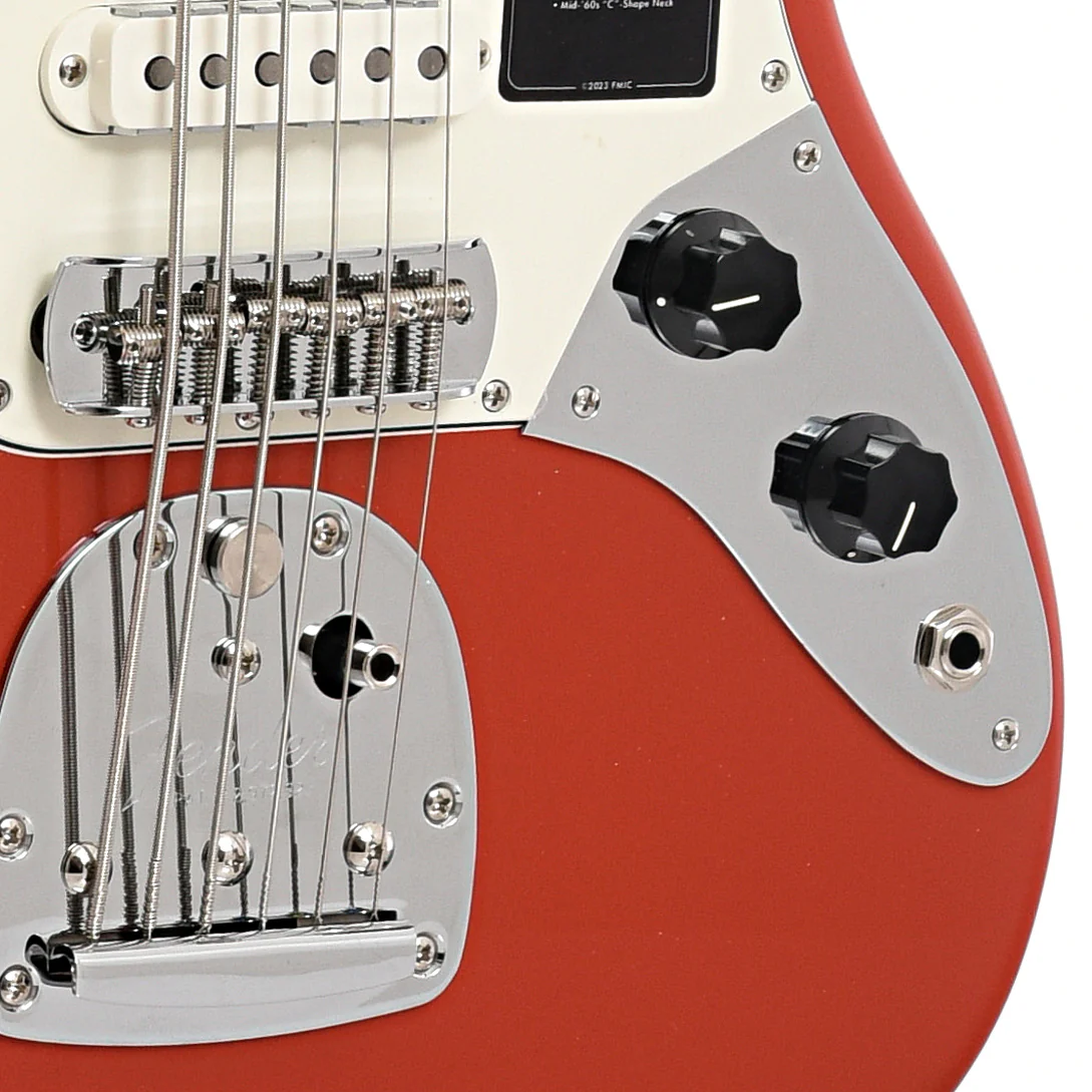 Fender Vintera II '60s Bass VI, Fiesta Red - Image 5