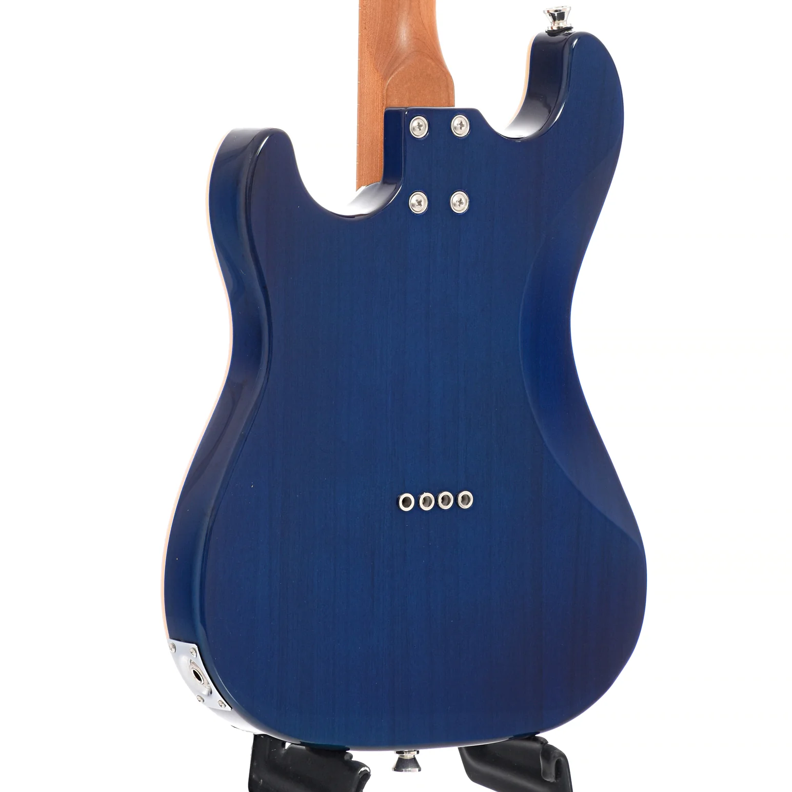 Flight Pathfinder Transparent Blue Electric Solidbody Tenor Ukulele - Image 10