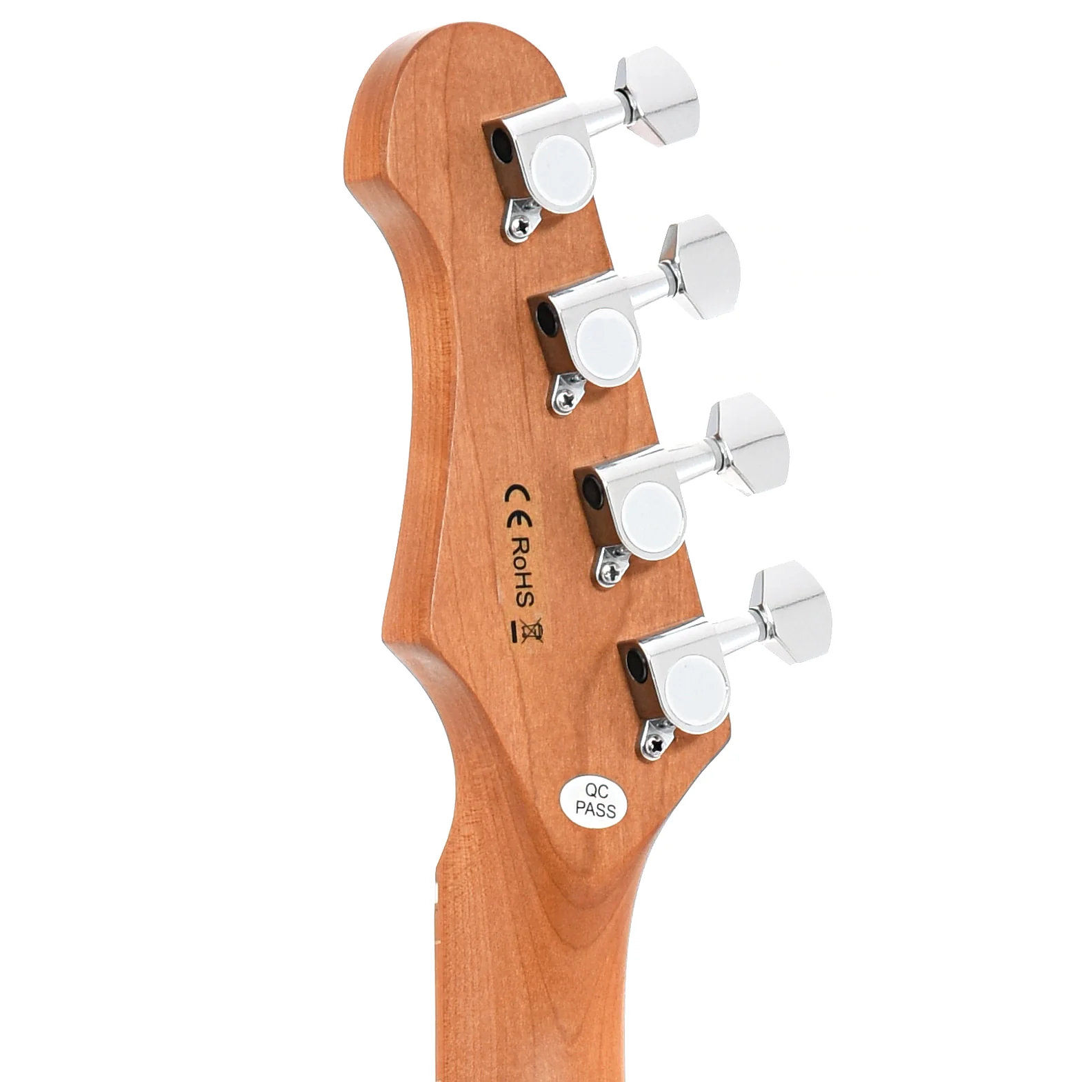 Flight Pathfinder Transparent Blue Electric Solidbody Tenor Ukulele - Image 8