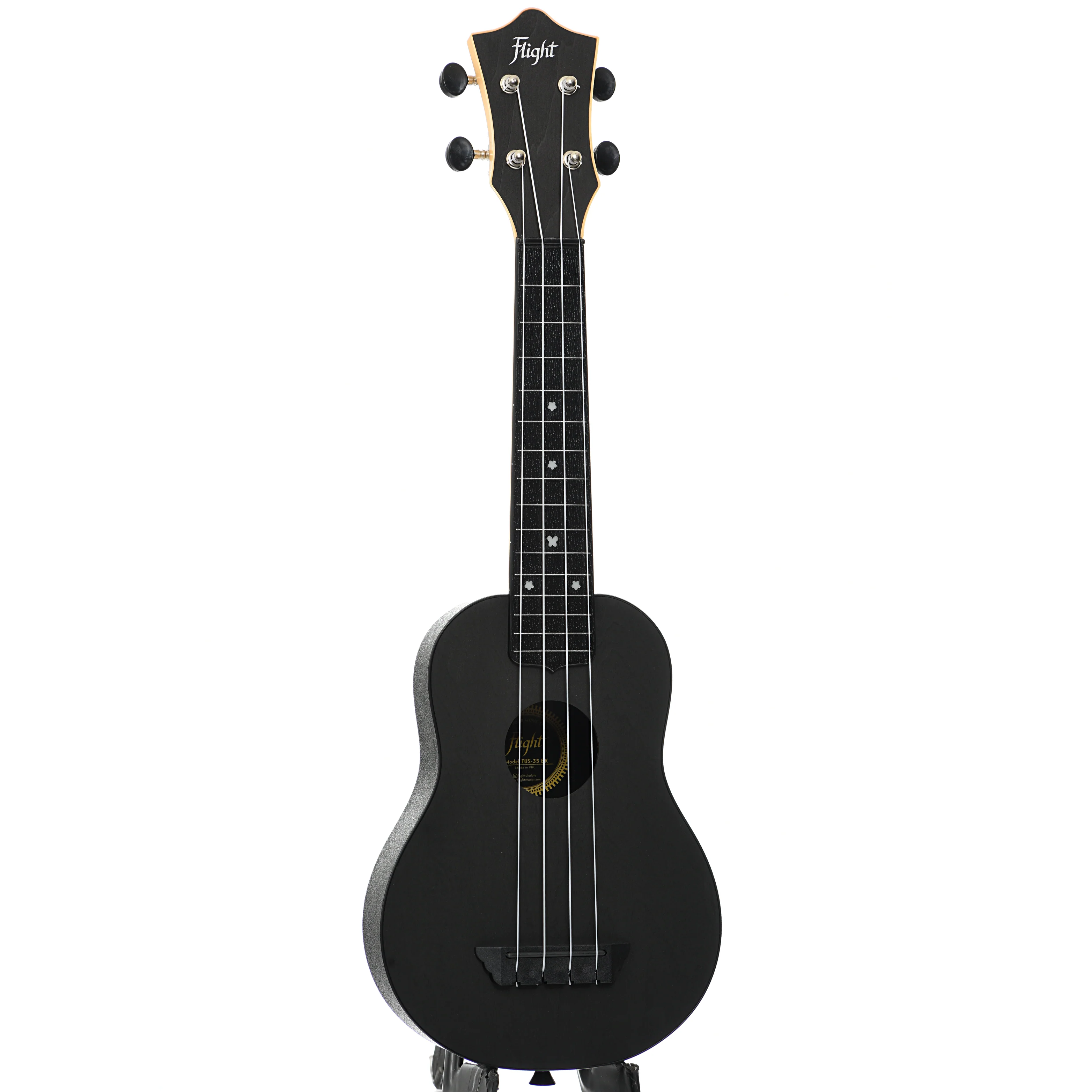 Flight TUS35 Travel Series Soprano Ukulele, Black - Image 3