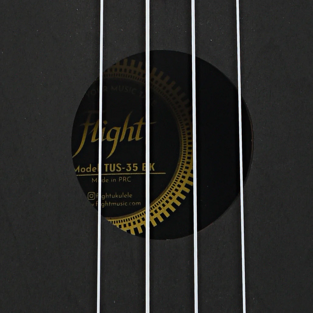 Flight TUS35 Travel Series Soprano Ukulele, Black - Image 6