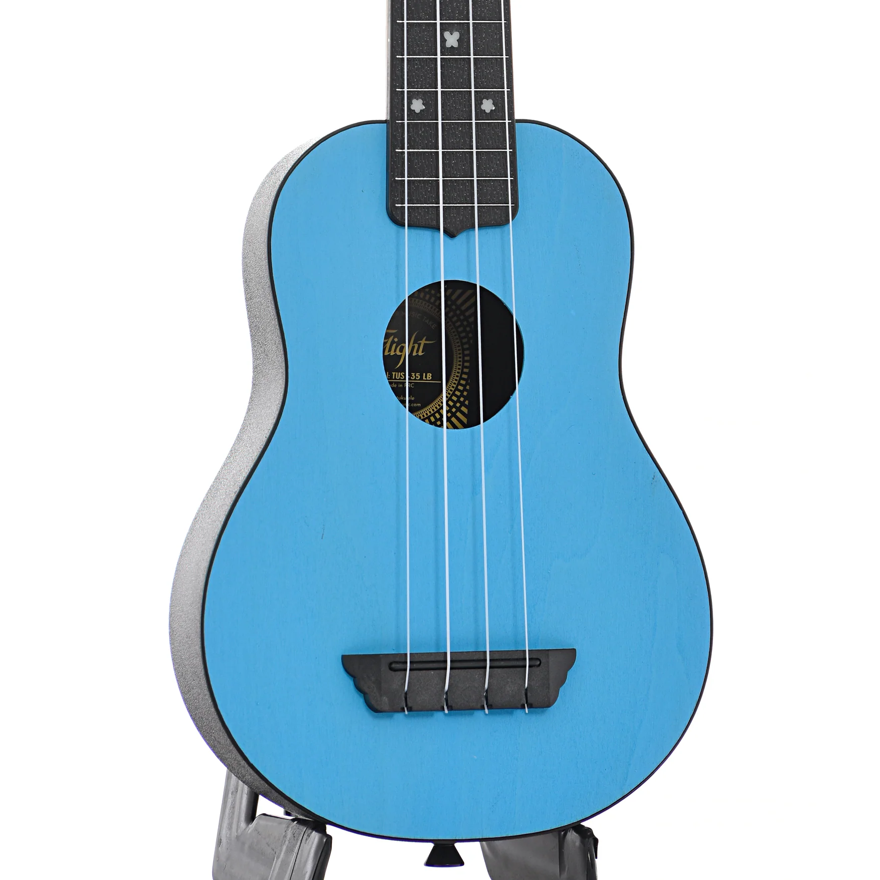 Flight TUS35 Travel Series Soprano Ukulele, Light Blue - Image 4
