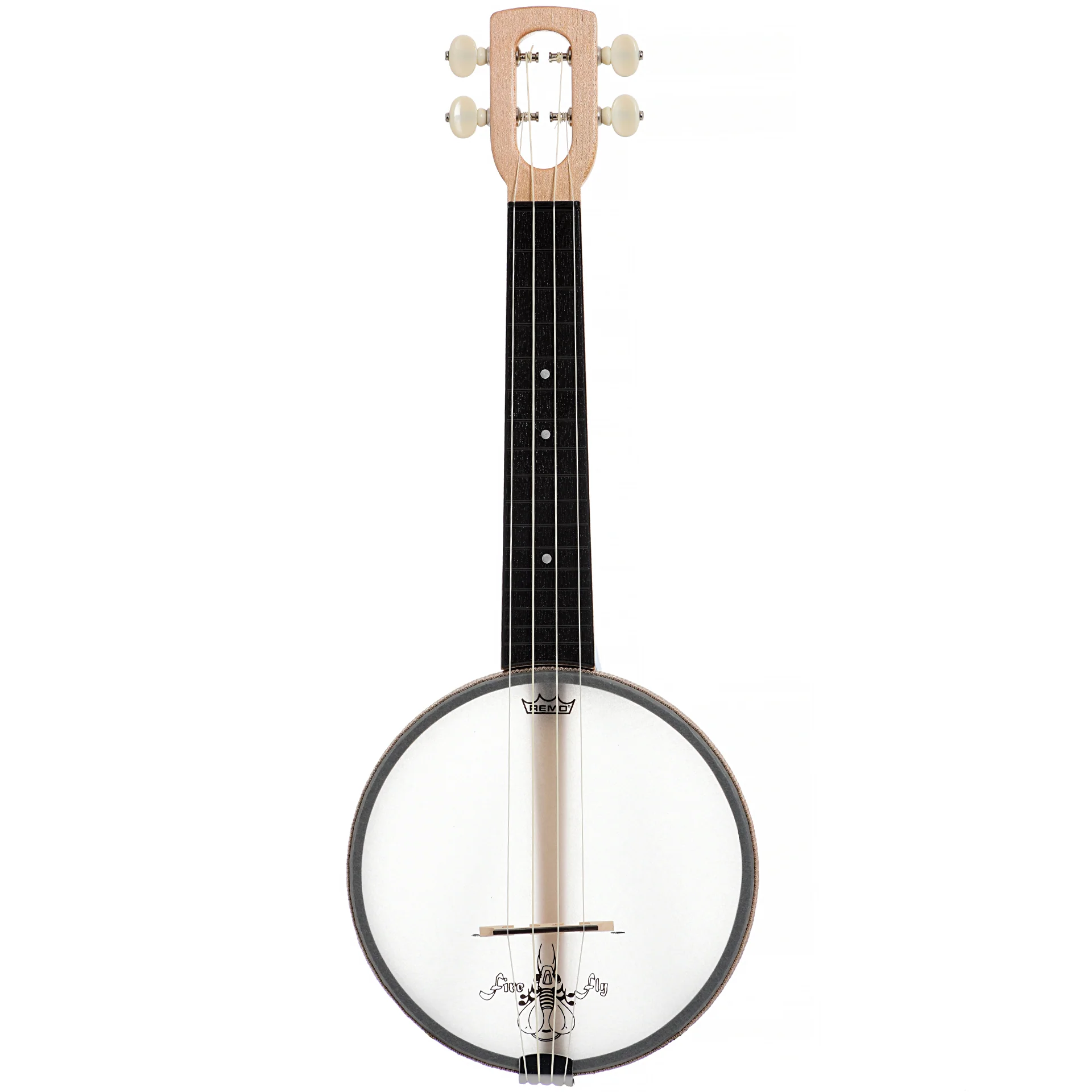 Magic Fluke Company Firefly Soprano Banjo Uke, Maple, with Cinch Sack - Image 14