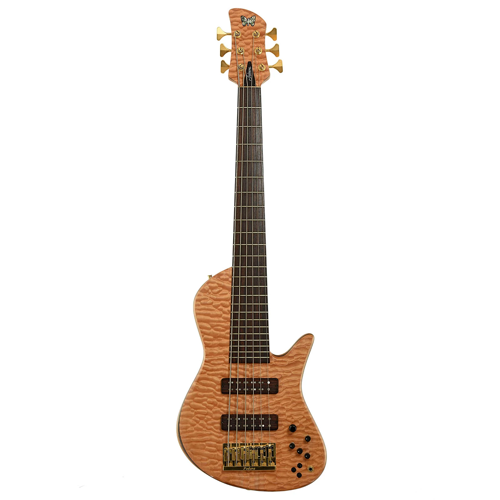 Fodera Emperor II Elite Singlecut 6-String Electric Bass (2007) - Image 14