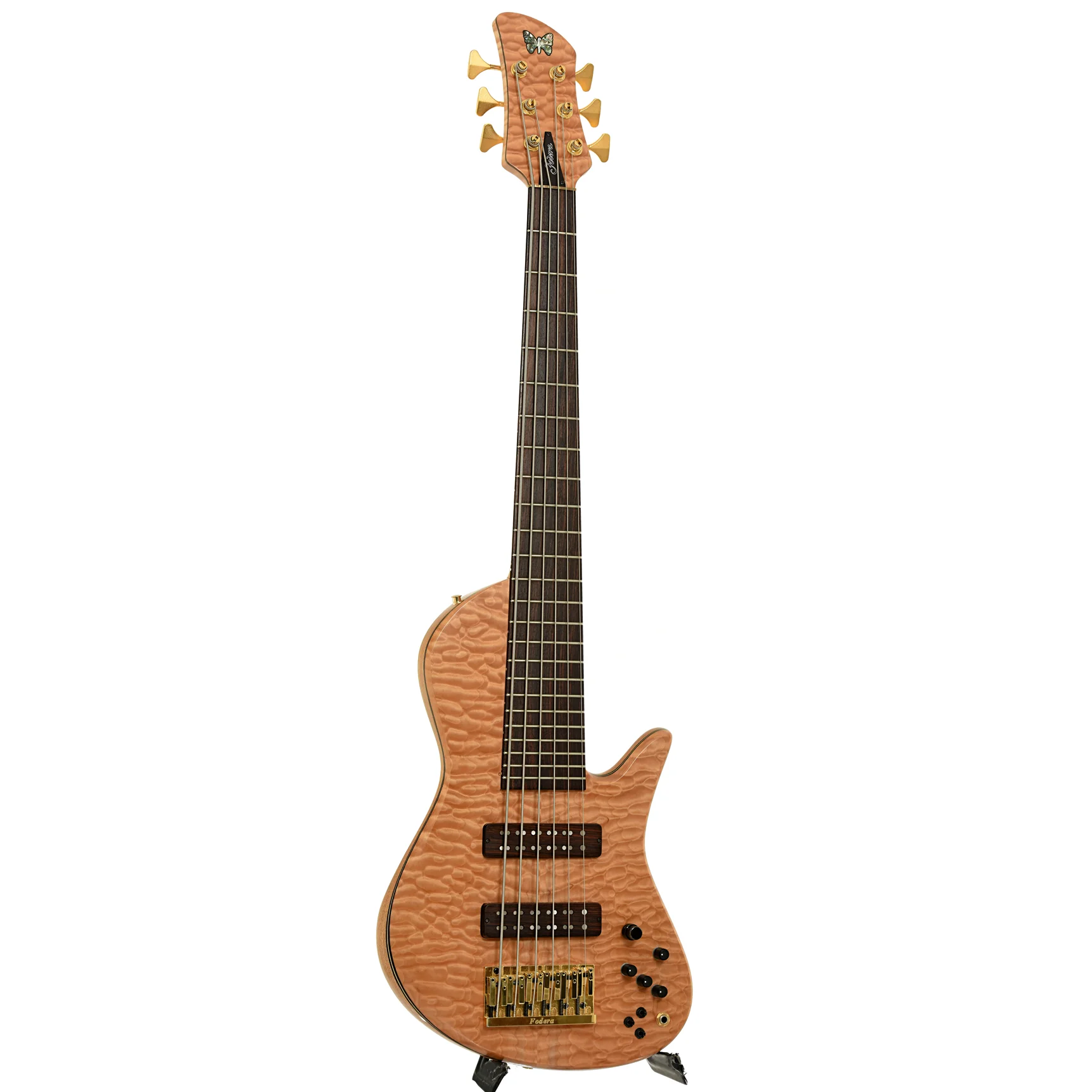 Fodera Emperor II Elite Singlecut 6-String Electric Bass (2007) - Image 3