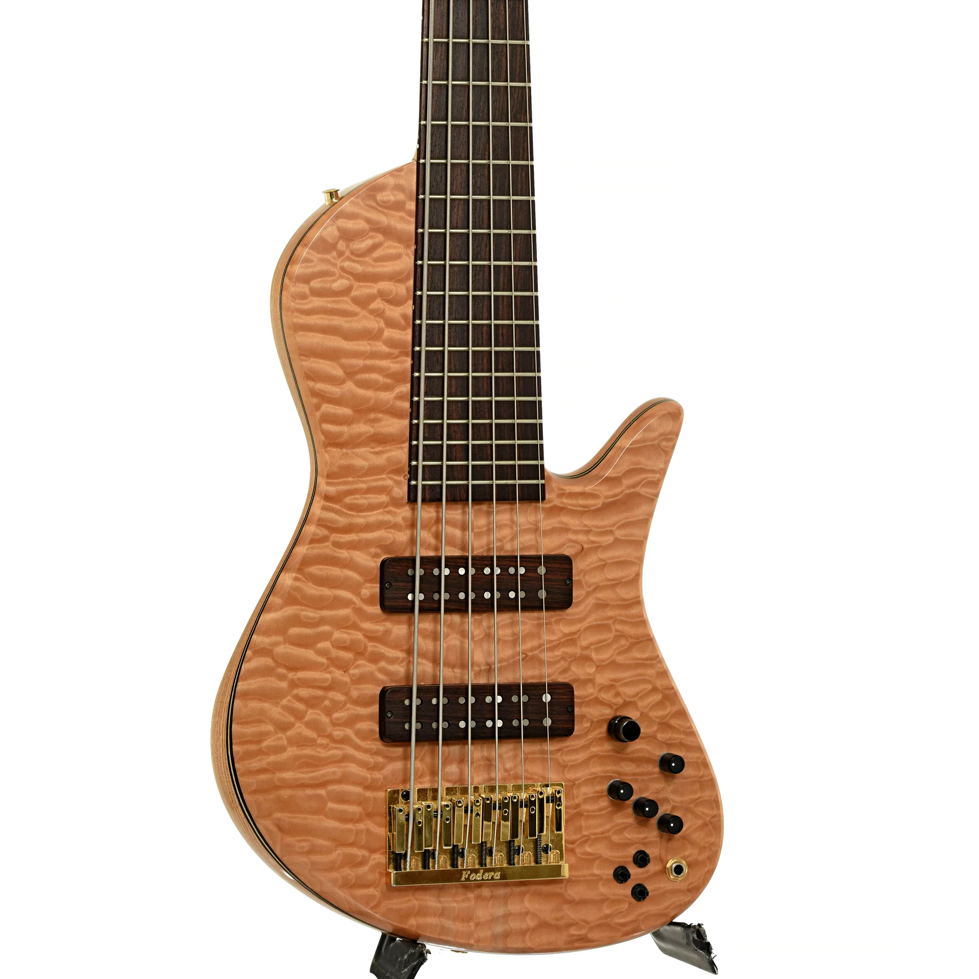Fodera Emperor II Elite Singlecut 6-String Electric Bass (2007) - Image 4