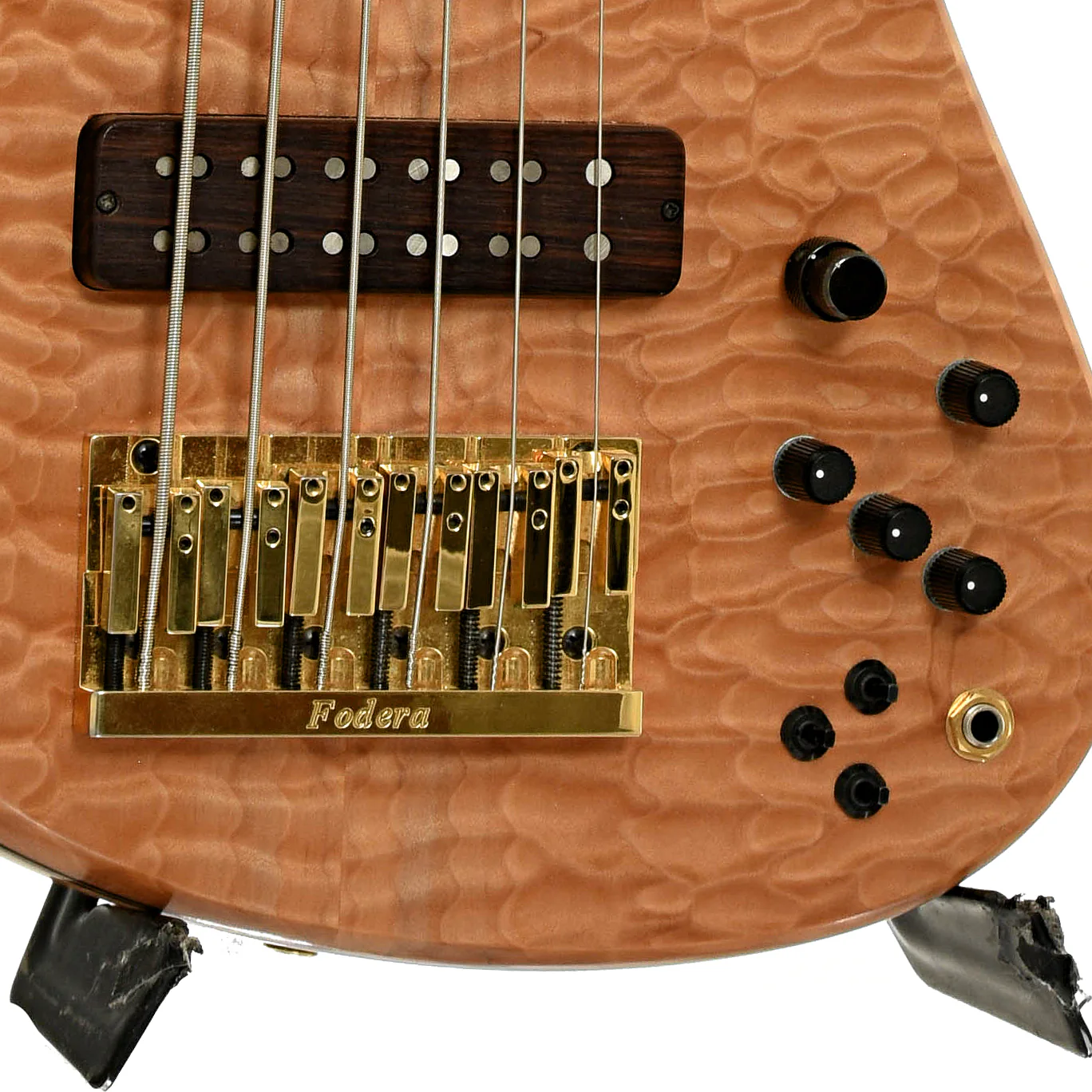 Fodera Emperor II Elite Singlecut 6-String Electric Bass (2007) - Image 5