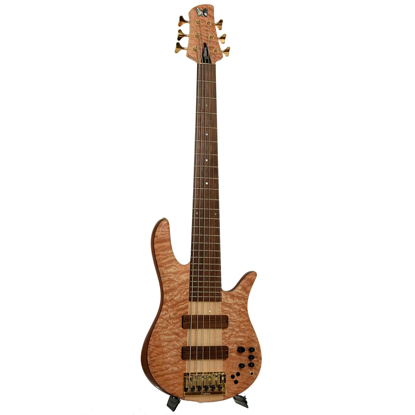 Fodera Monarch Elite 6-String Electric Bass (2000s) - Image 3