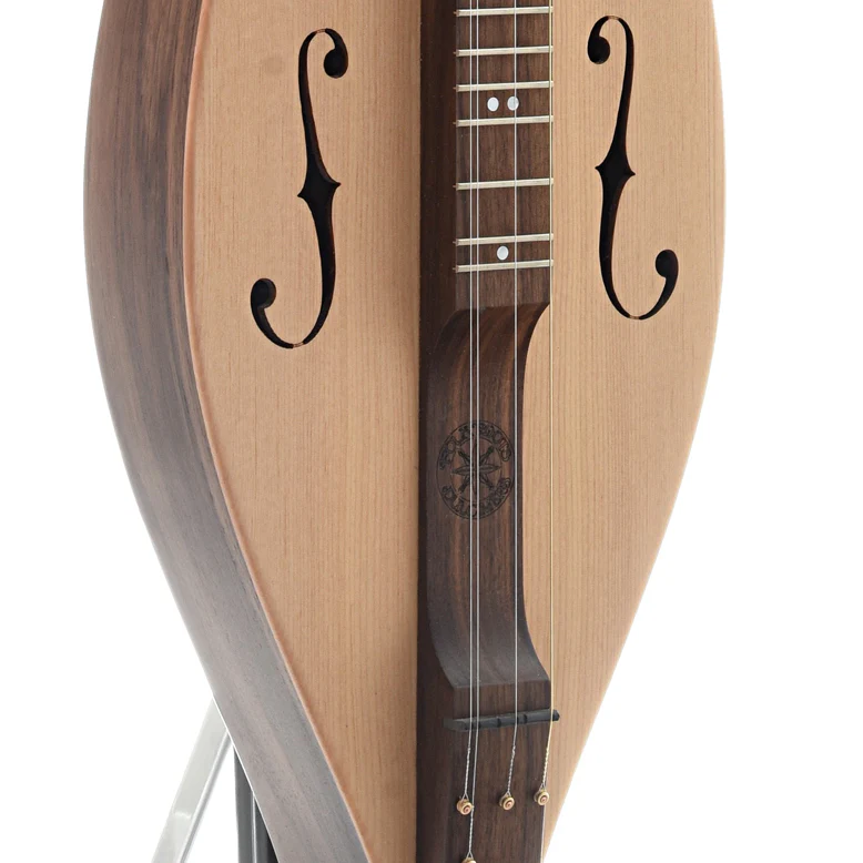 Folk Roots Walnut & Spruce 4-String Dulcimer & Gigbag - Image 2