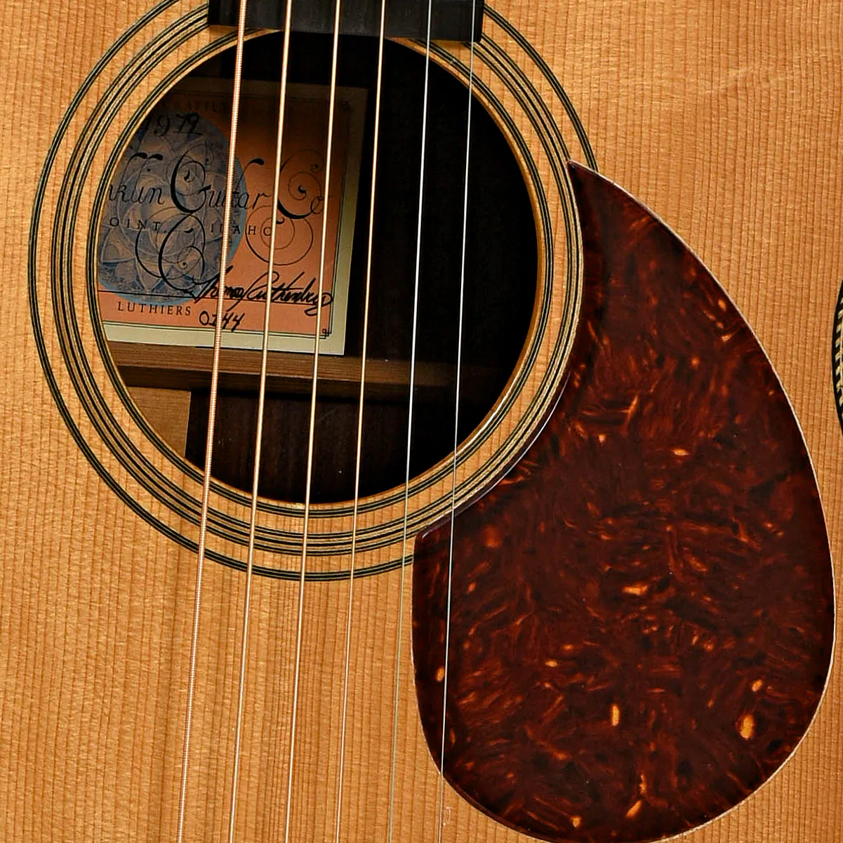 Franklin OM Acoustic Guitar (1979) - Image 6