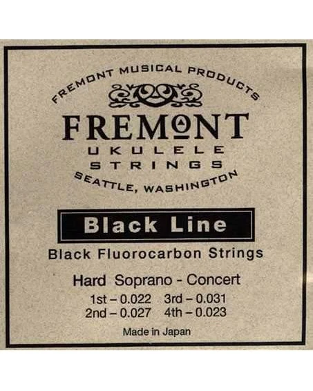 Fremont Blackline Fluorocarbon Ukulele Strings, Hard Tension - Image 2