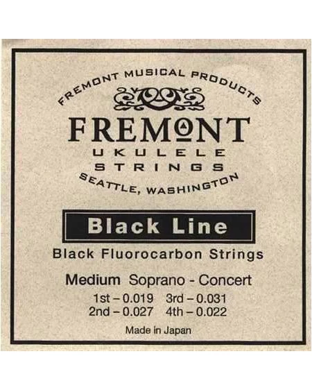 Fremont Blackline Fluorocarbon Ukulele Strings, Medium Tension - Image 2