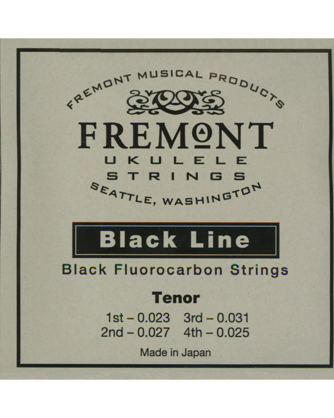 Fremont Blackline Fluorocarbon Tenor Ukulele Strings - Image 2