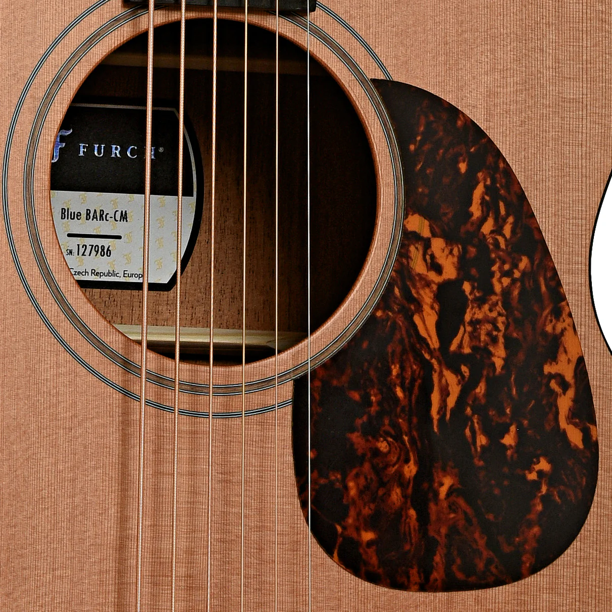 Furch Blue BARc-CM Baritone Acoustic Guitar (2025) - Image 6