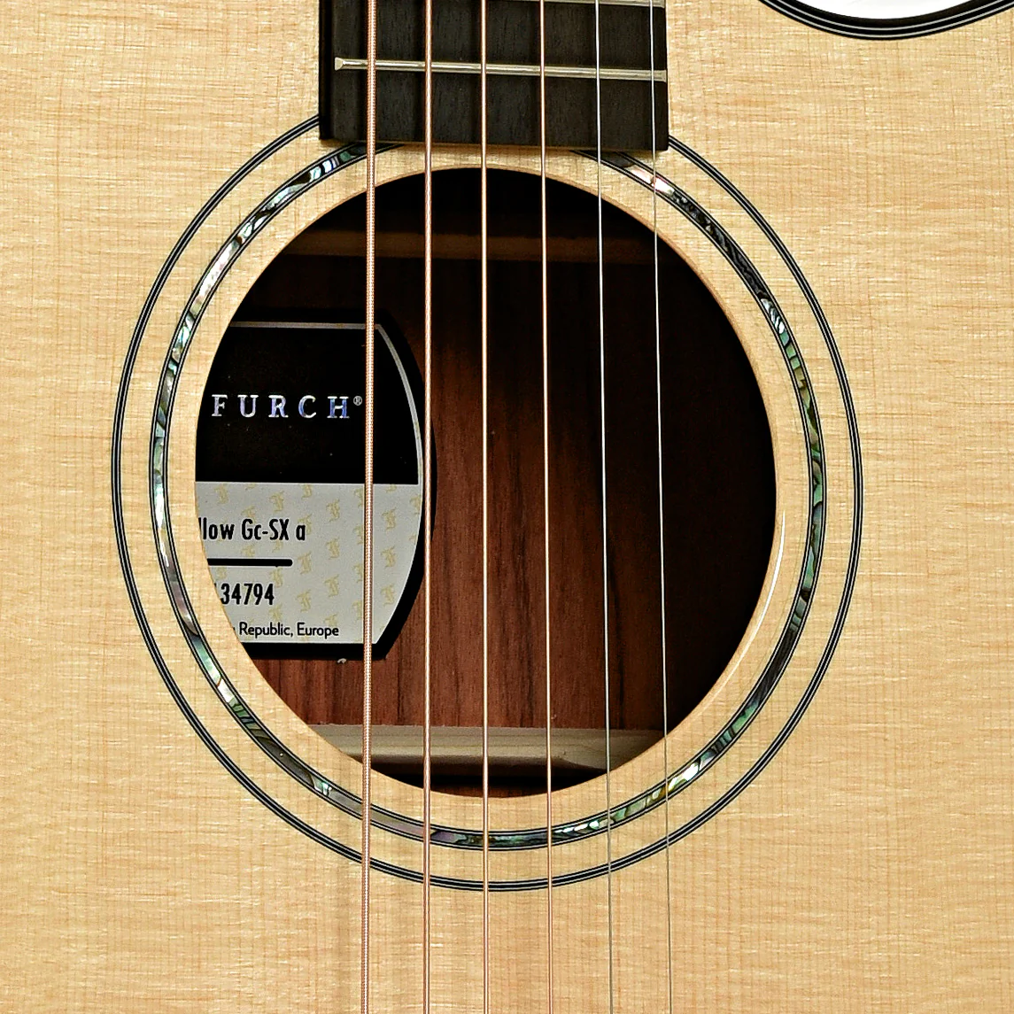 Furch Limited Edition Yellow Gc-SX a Cutaway Acoustic Guitar - Image 6