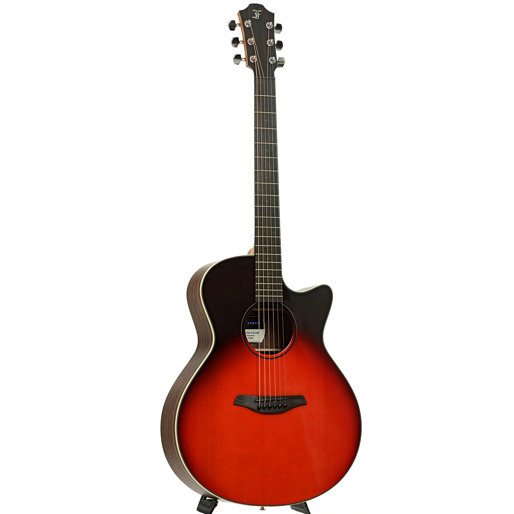 Furch Spectra Plus Gc-ER a Maranello Red Acoustic Guitar - Image 3