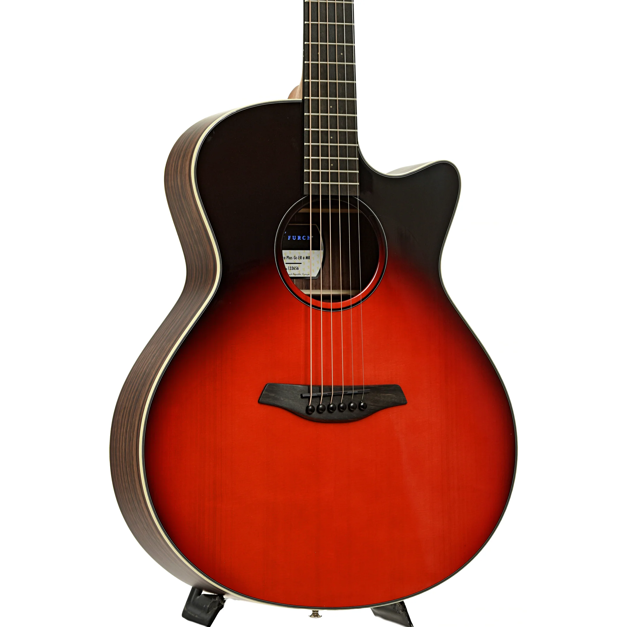 Furch Spectra Plus Gc-ER a Maranello Red Acoustic Guitar - Image 4