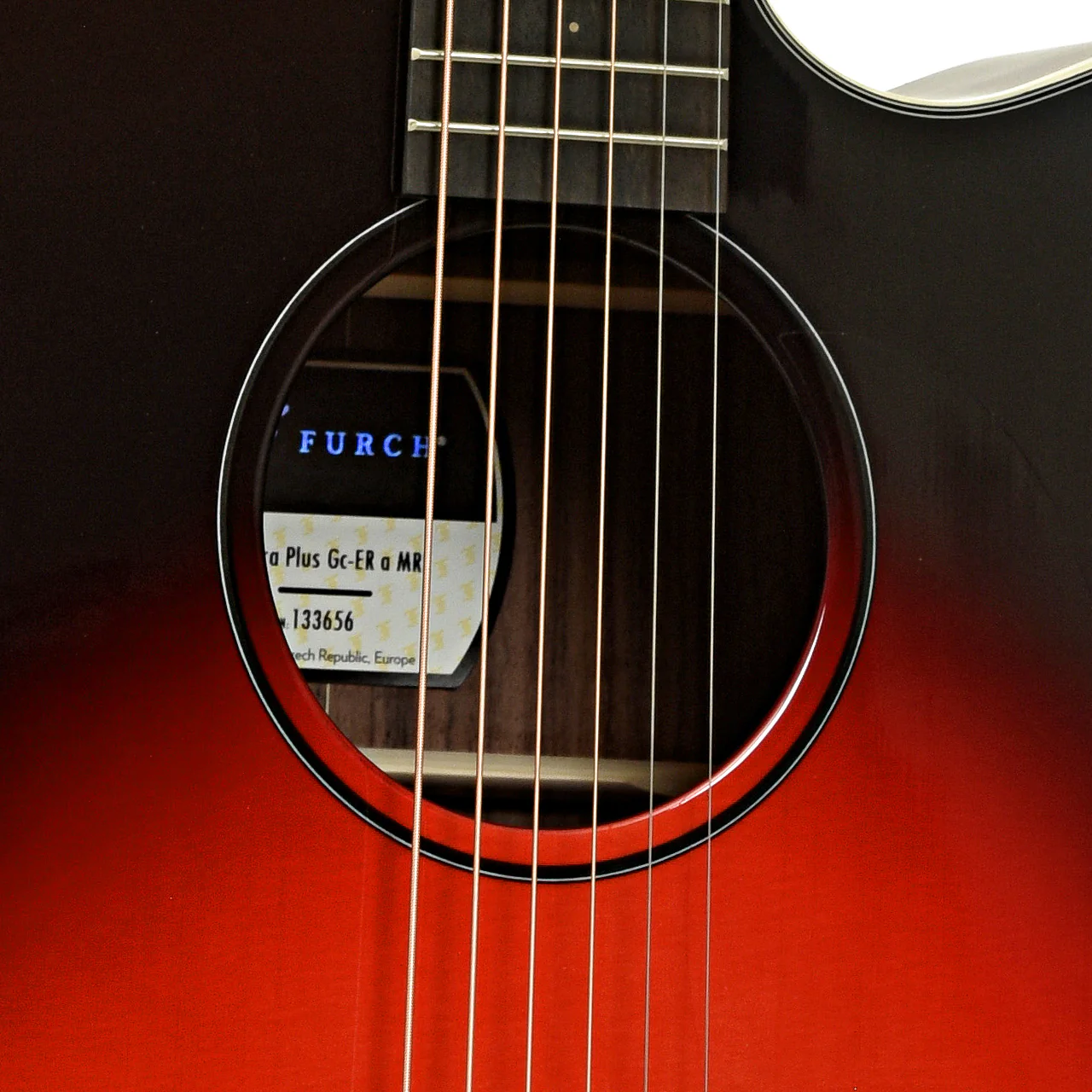 Furch Spectra Plus Gc-ER a Maranello Red Acoustic Guitar - Image 6