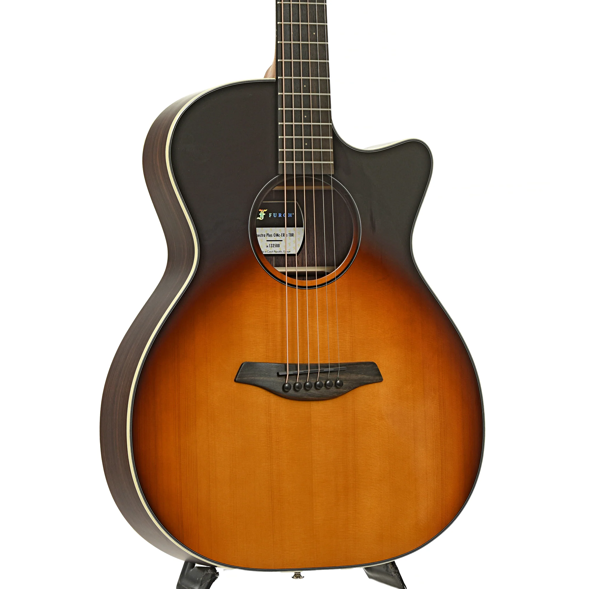 Furch Spectra Plus OMc-ER a Siena Amber Acoustic Guitar - Image 4