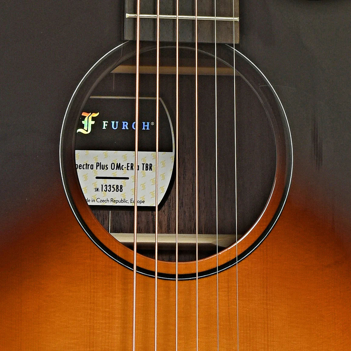 Furch Spectra Plus OMc-ER a Siena Amber Acoustic Guitar - Image 6