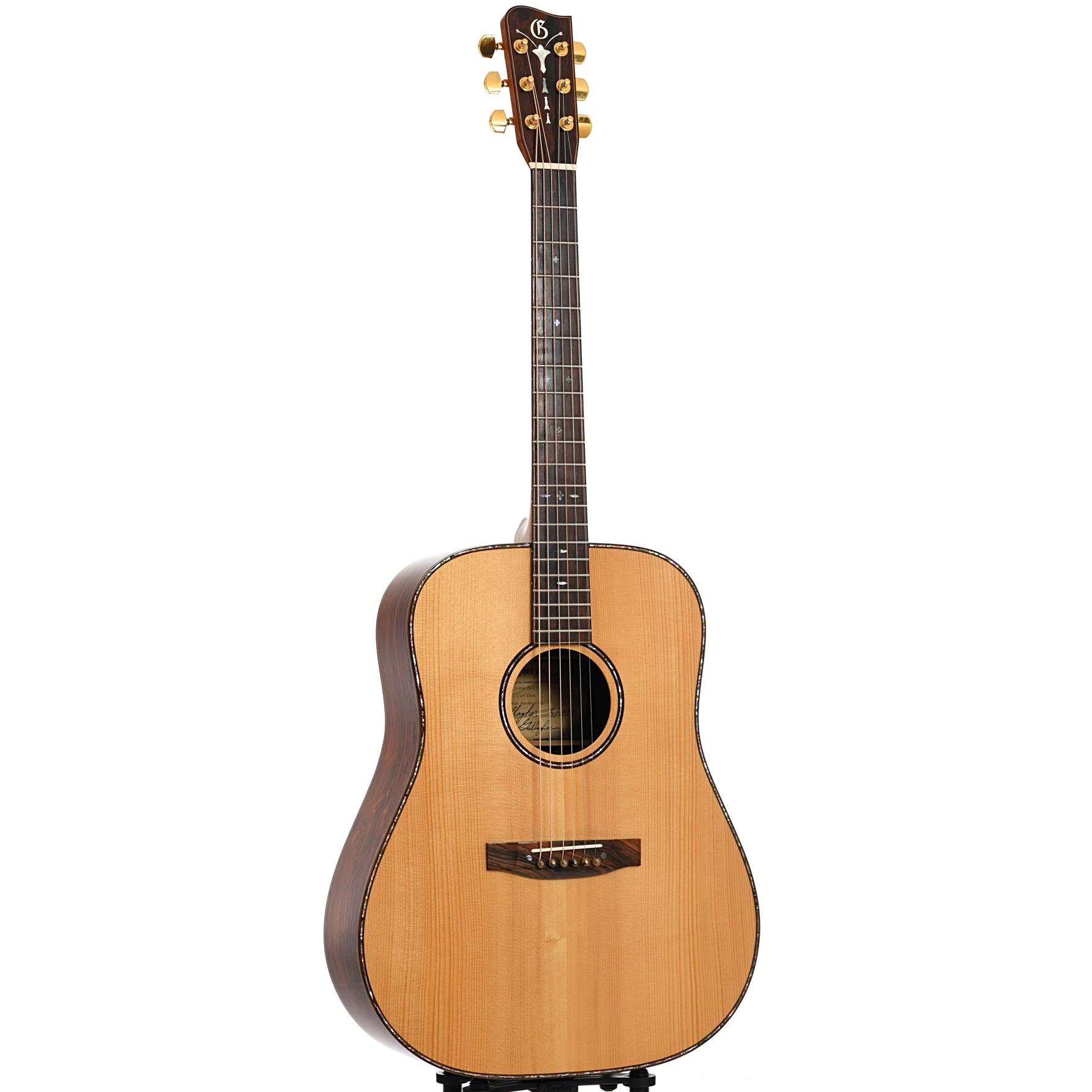 Gallagher Custom 72 Special Brazilian Rosewood Acoustic Guitar (2014) - Image 11