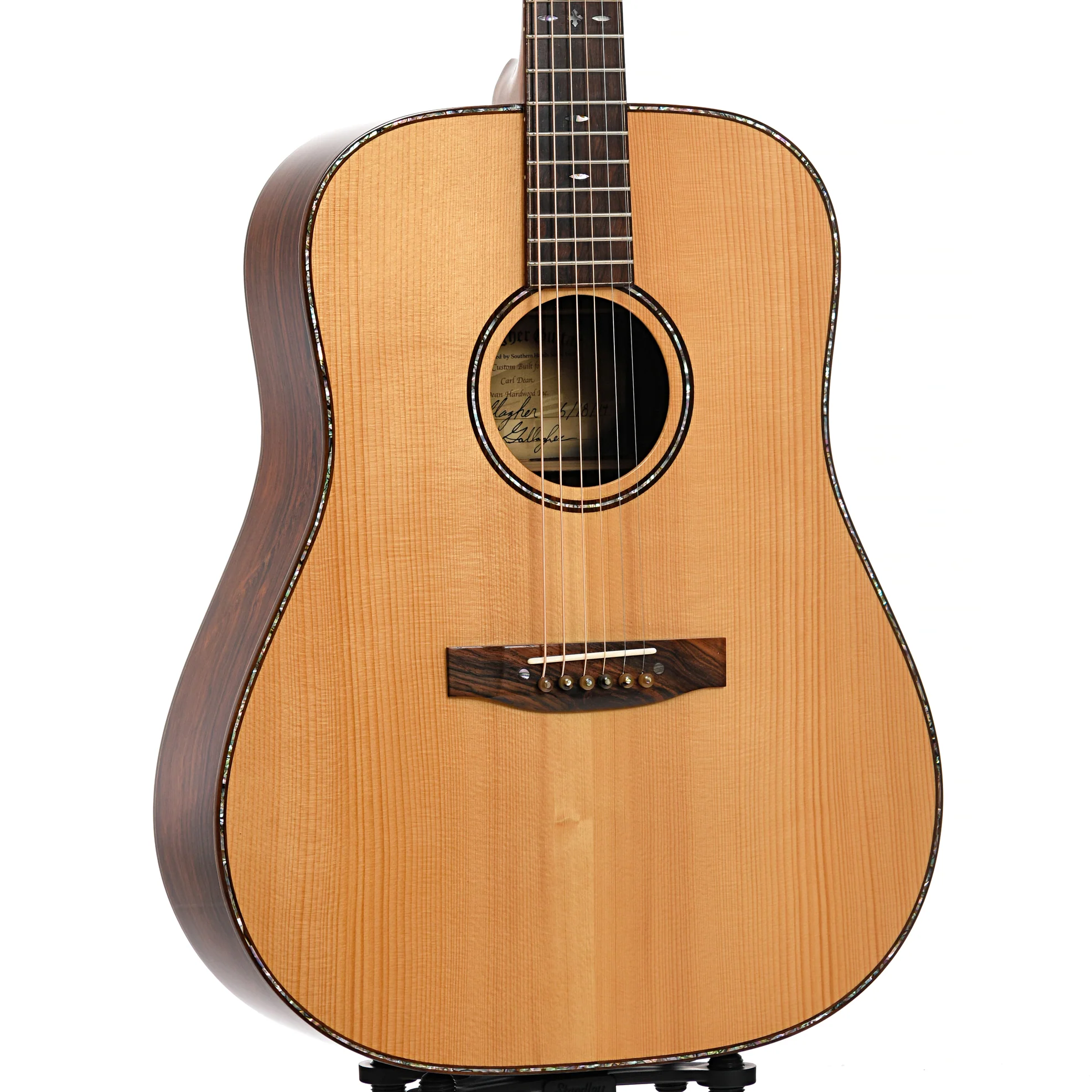 Gallagher Custom 72 Special Brazilian Rosewood Acoustic Guitar (2014) - Image 3