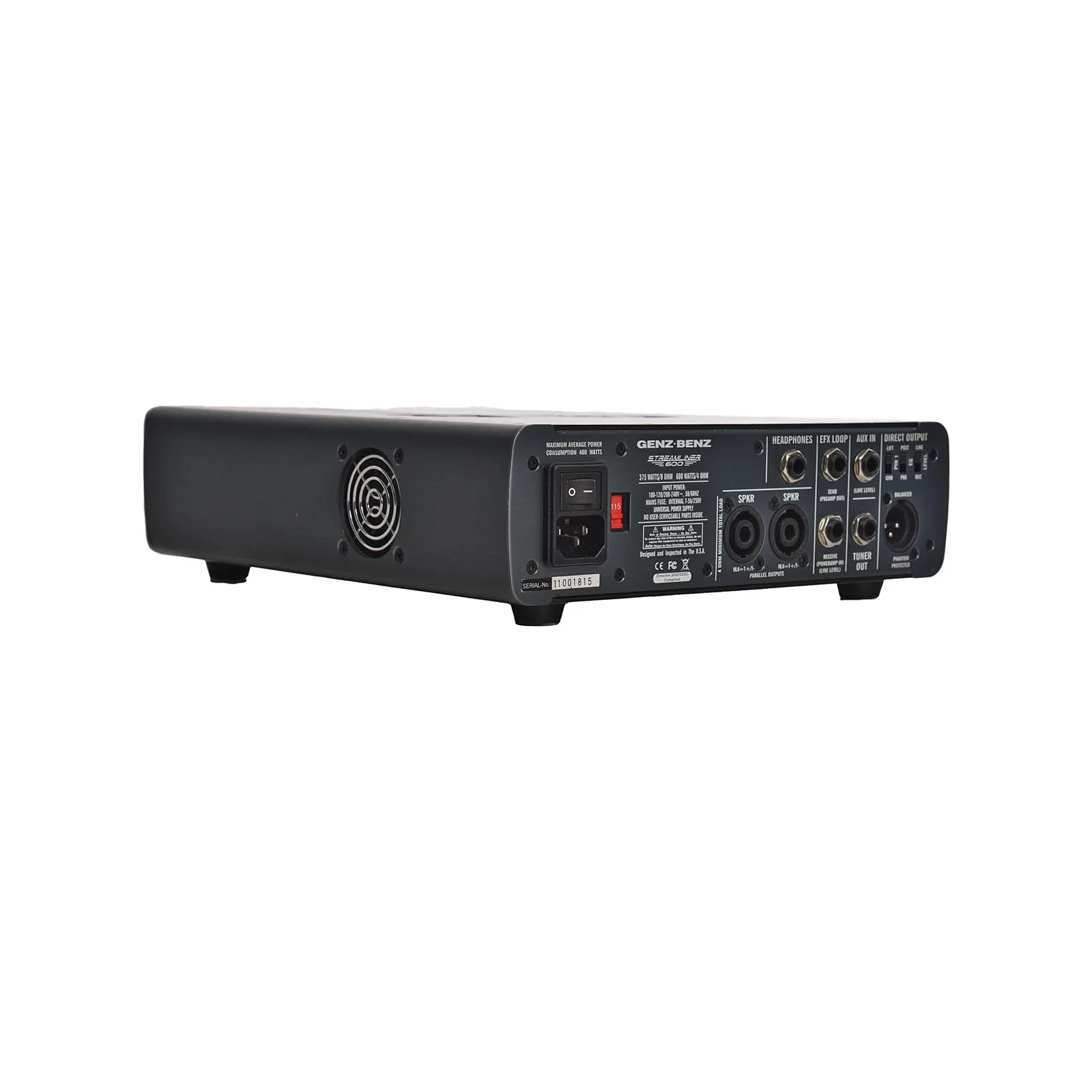 Genz Benz Streamliner 600 Bass Head (c.2011-12) - Image 4