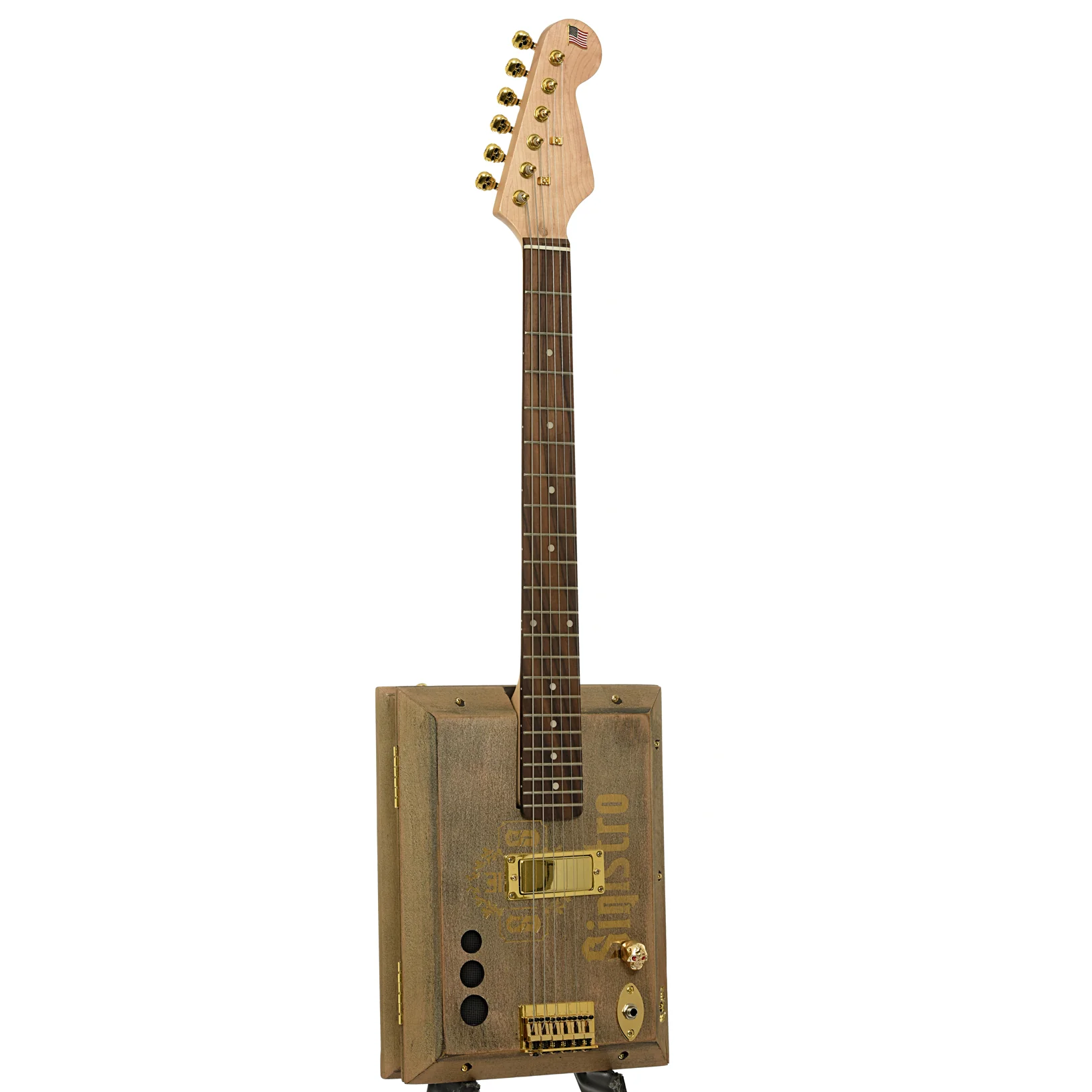 Get Down Guitars Cigar Box Electric Guitar - Image 3