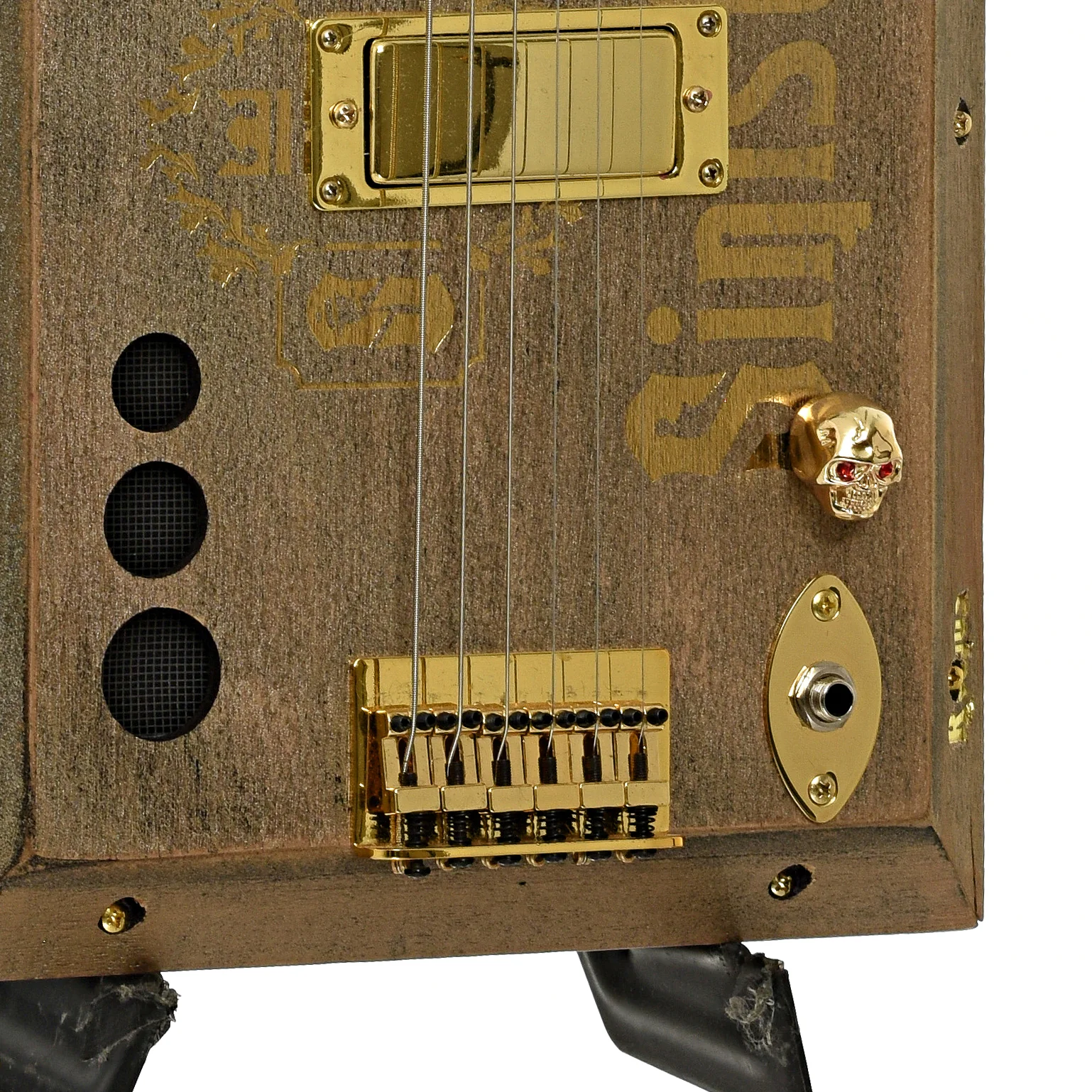 Get Down Guitars Cigar Box Electric Guitar - Image 5